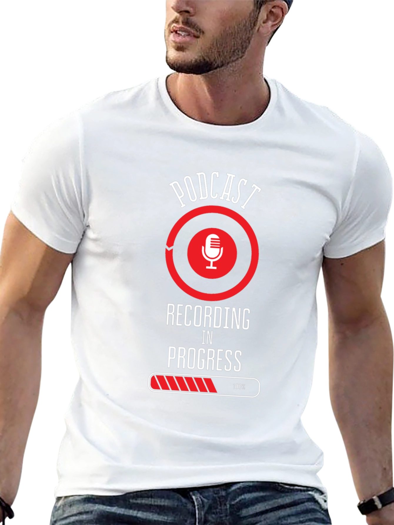 Podcast Recording In Progress T-Shirt