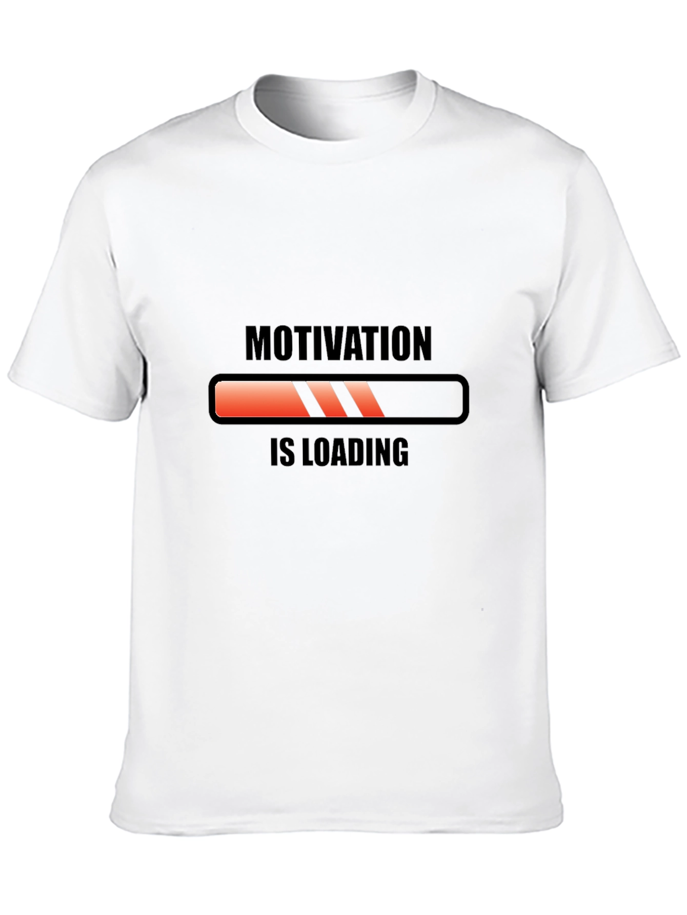 Motivation Loading Graphic Tee - Black