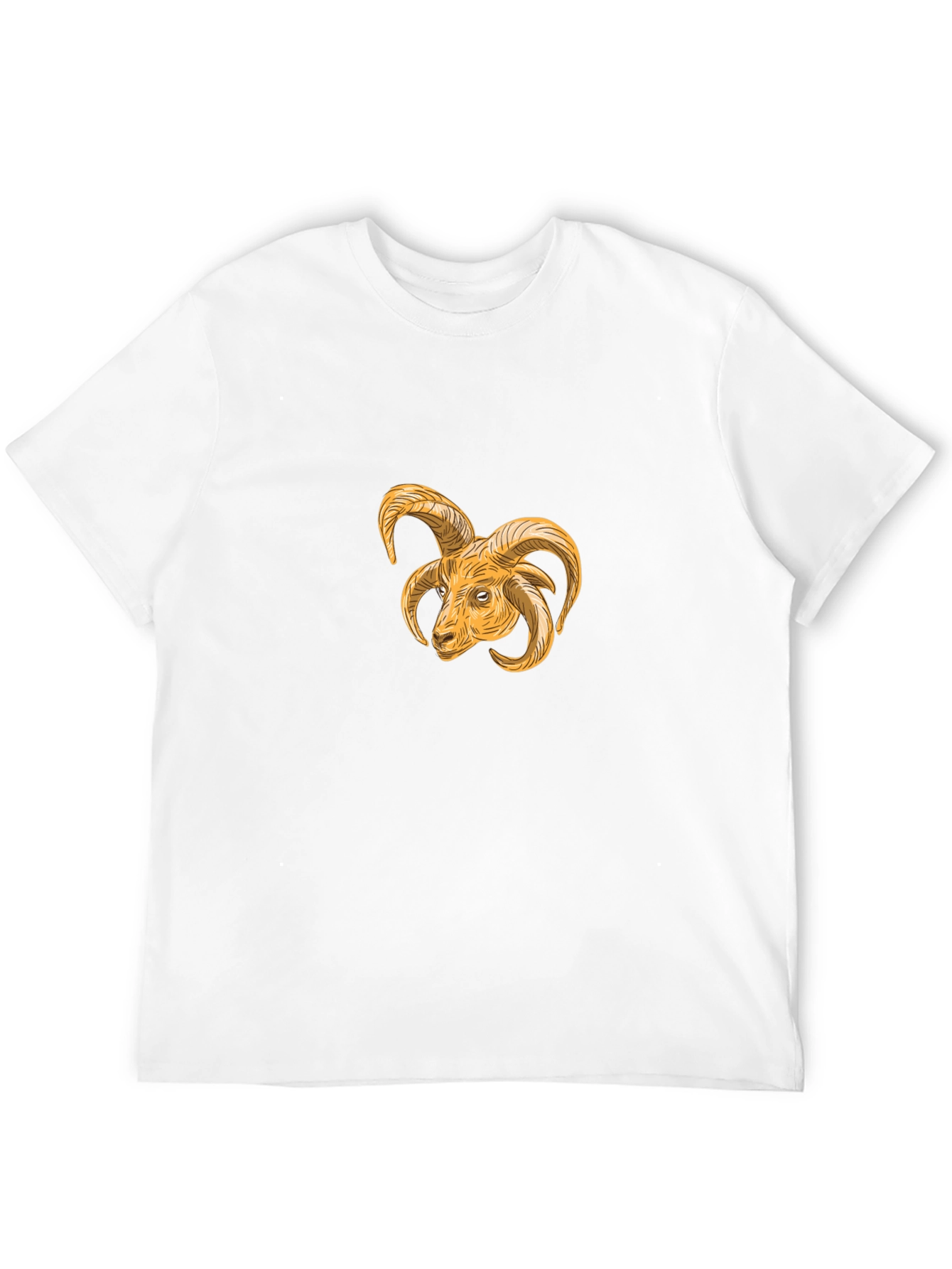Ram Head Graphic Black T-Shirt