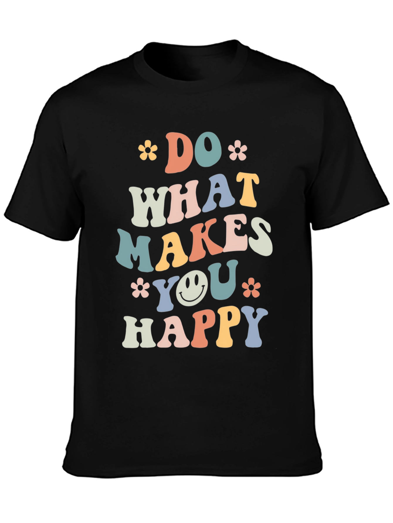 Retro Graphic Tee: Do What Makes You Happy