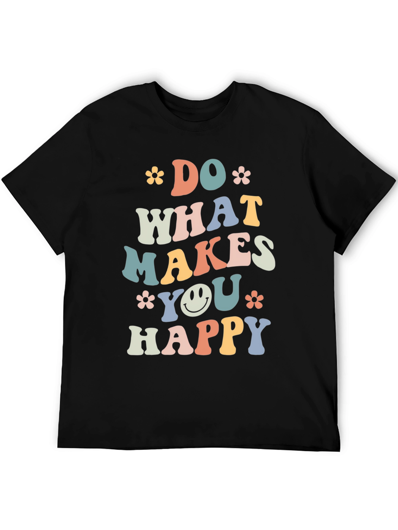Retro Graphic Tee: Do What Makes You Happy