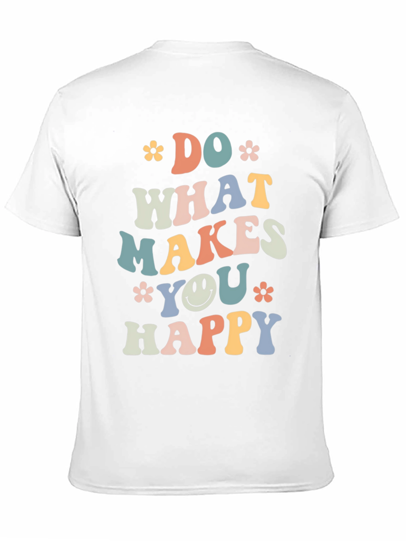 Retro Graphic Tee: Do What Makes You Happy