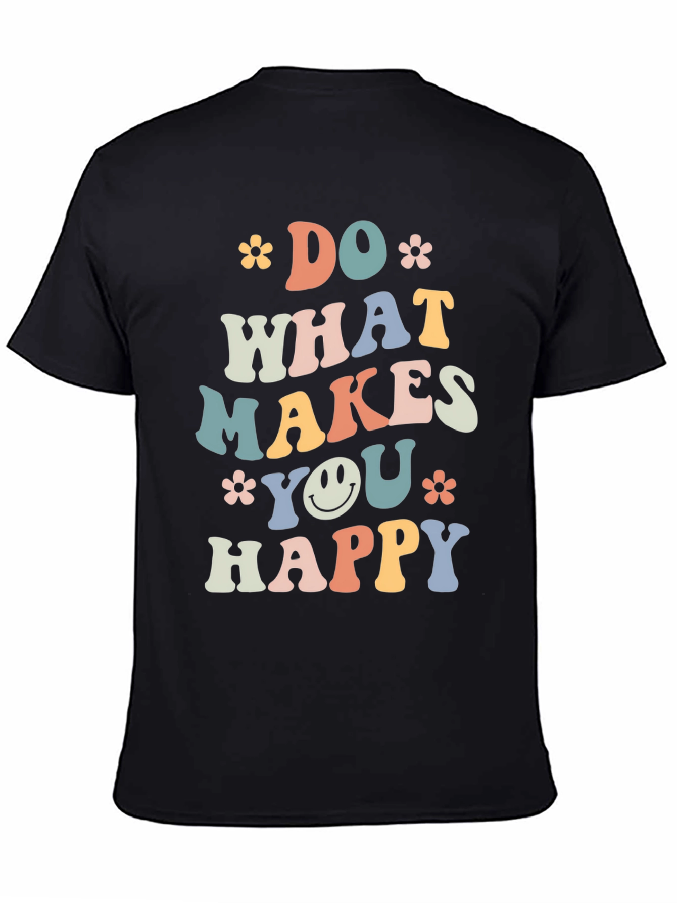 Retro Graphic Tee: Do What Makes You Happy