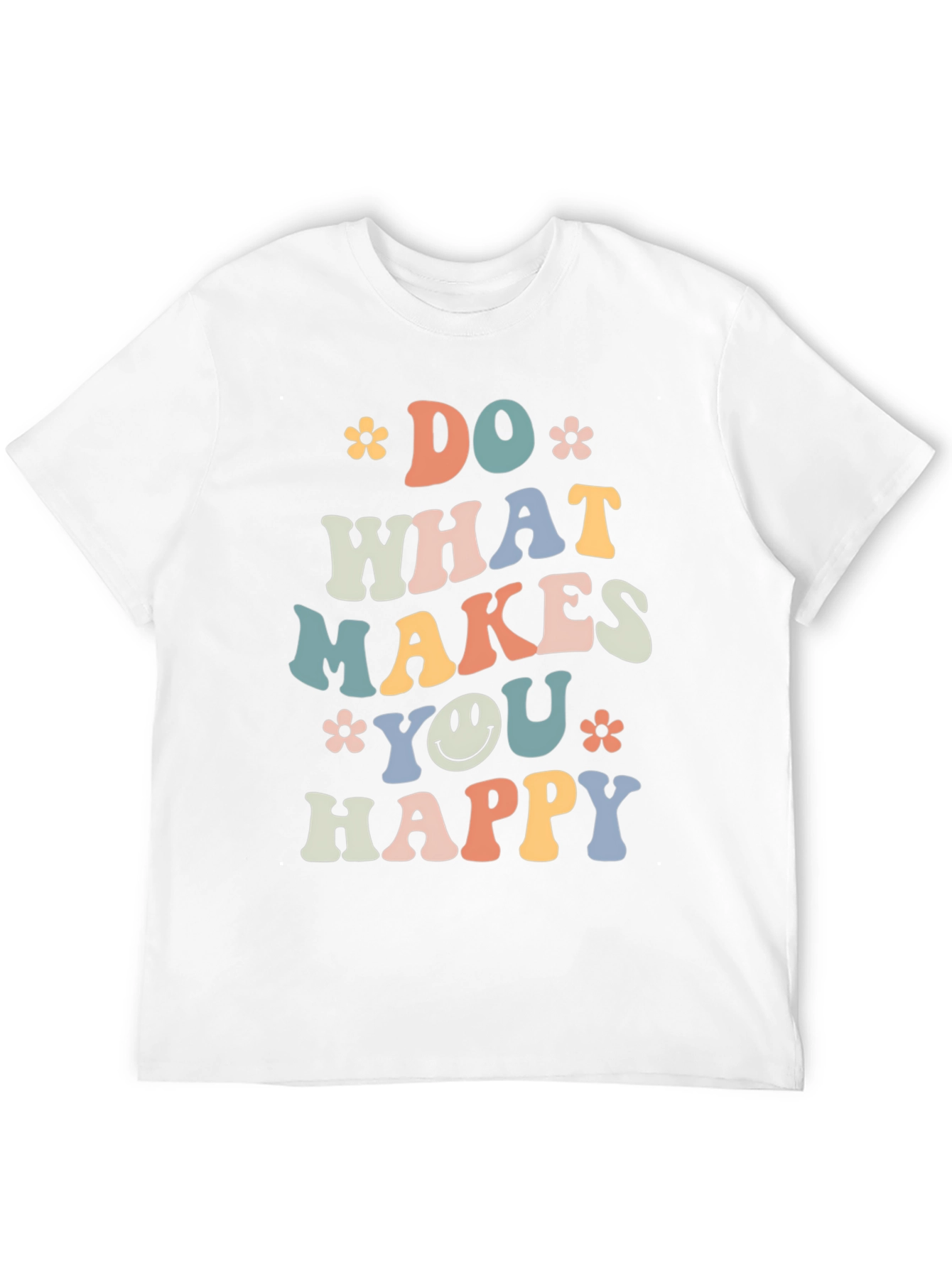 Retro Graphic Tee: Do What Makes You Happy