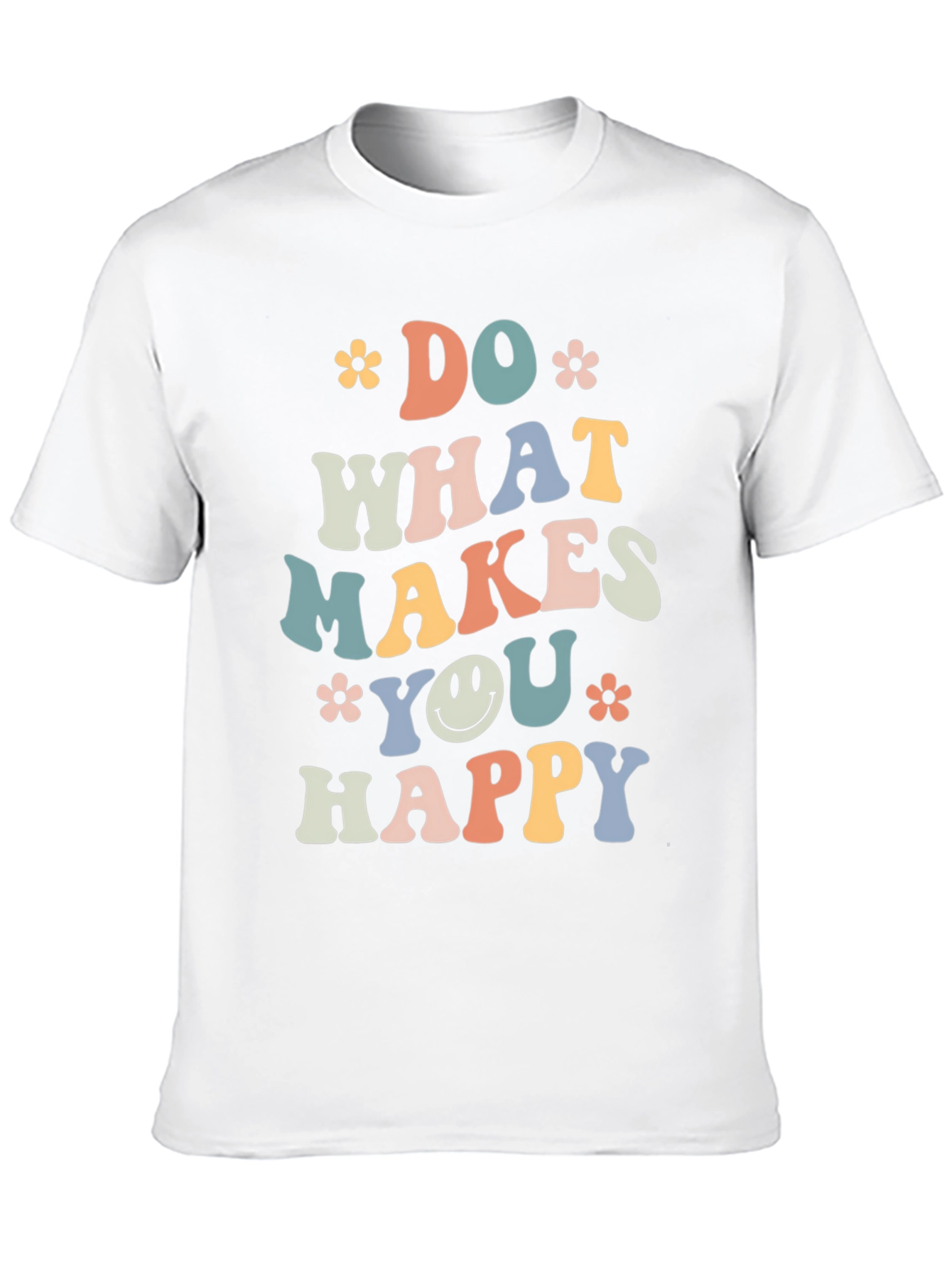 Retro Graphic Tee: Do What Makes You Happy