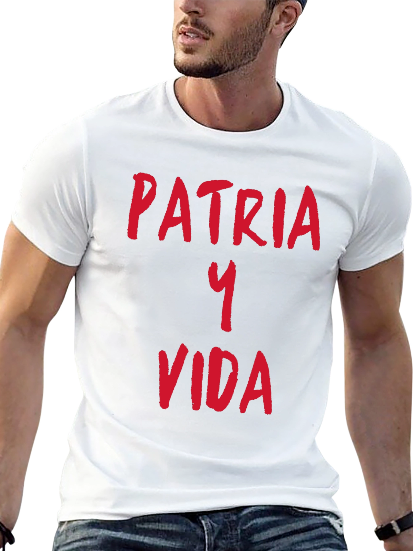 Patria Y Vida Graphic Tee - Black