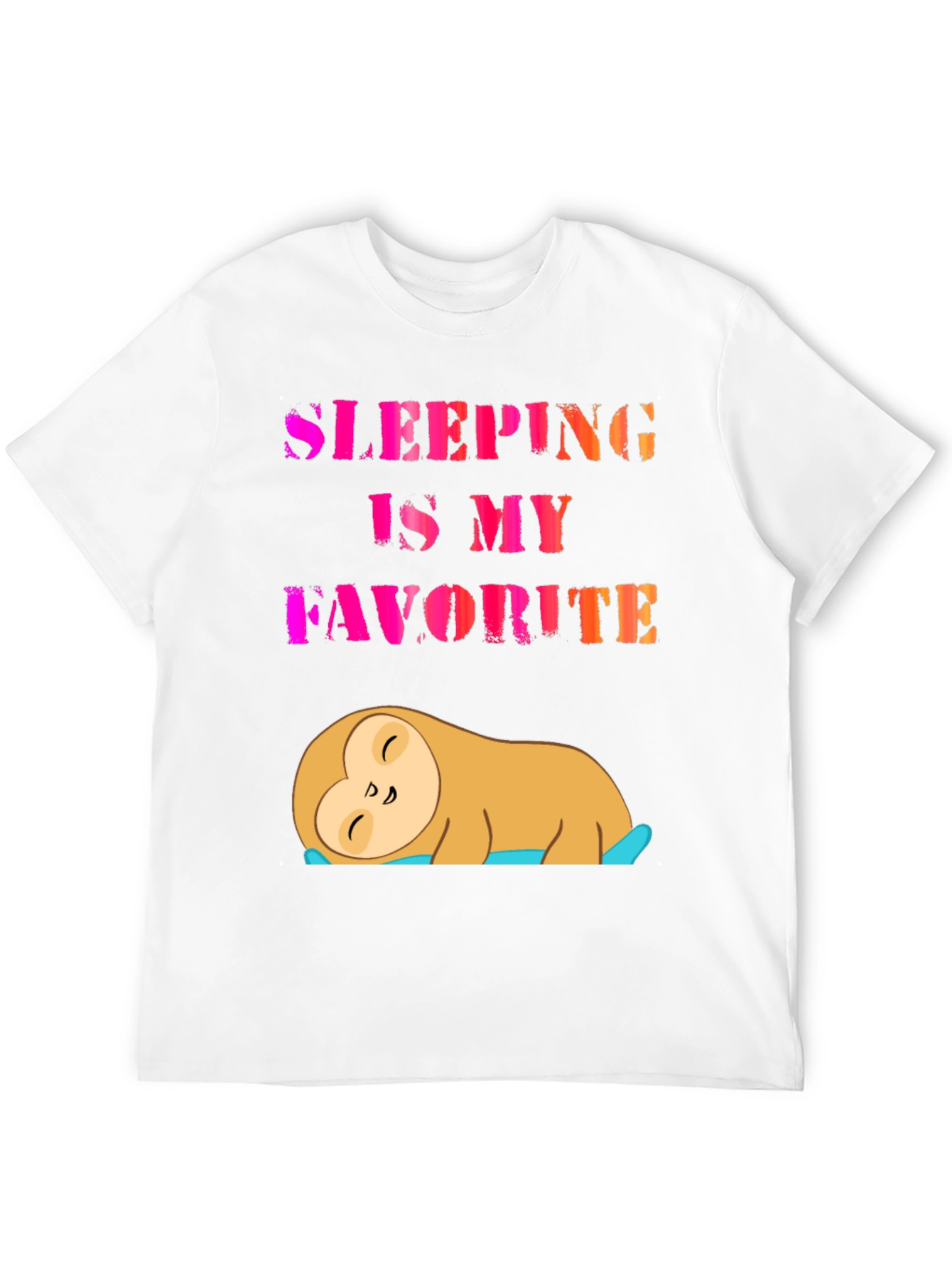 Sleeping Sloth Graphic Tee