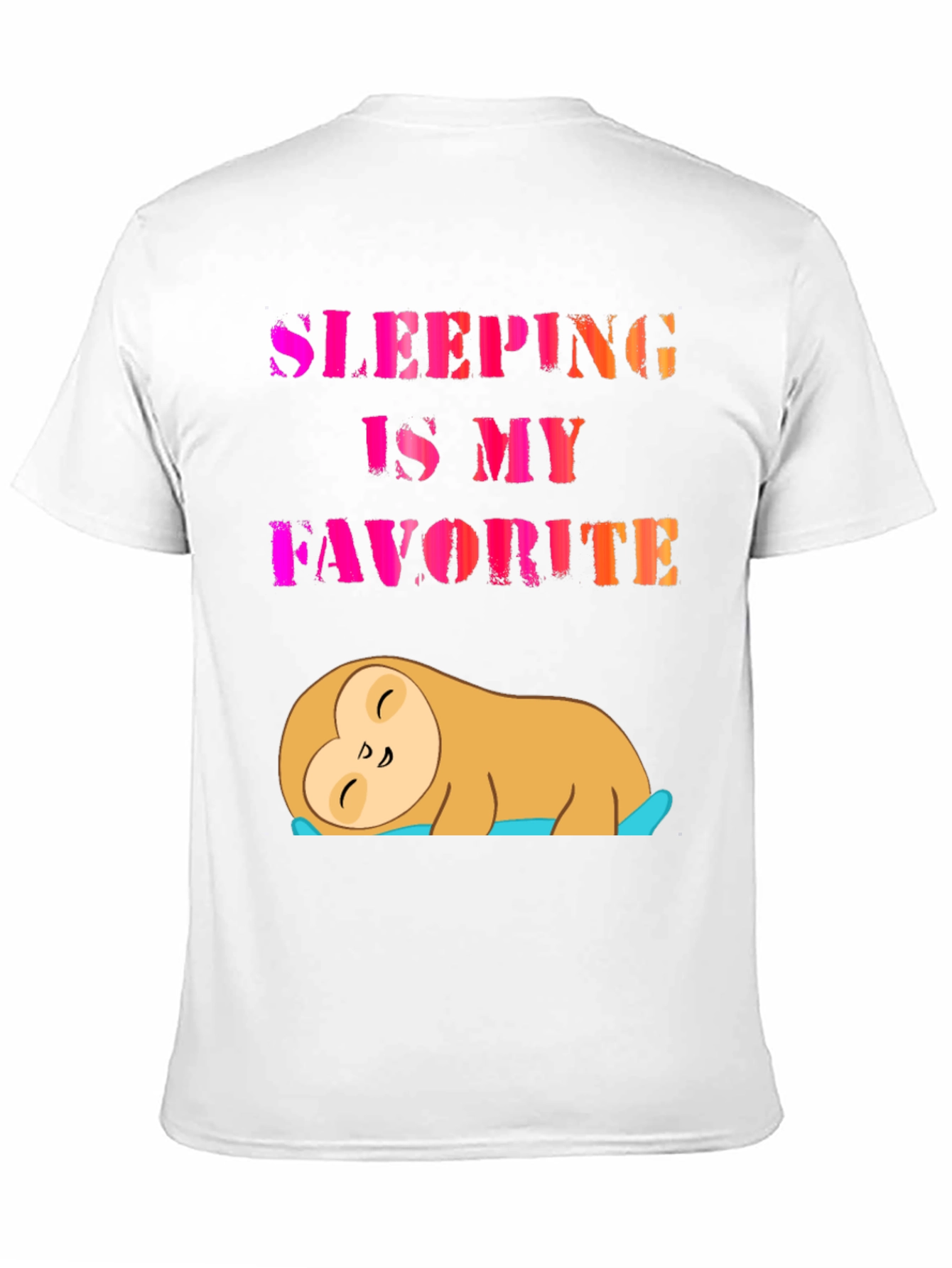 Sleeping Sloth Graphic Tee