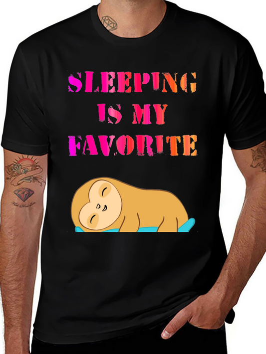 Sleeping Sloth Graphic Tee