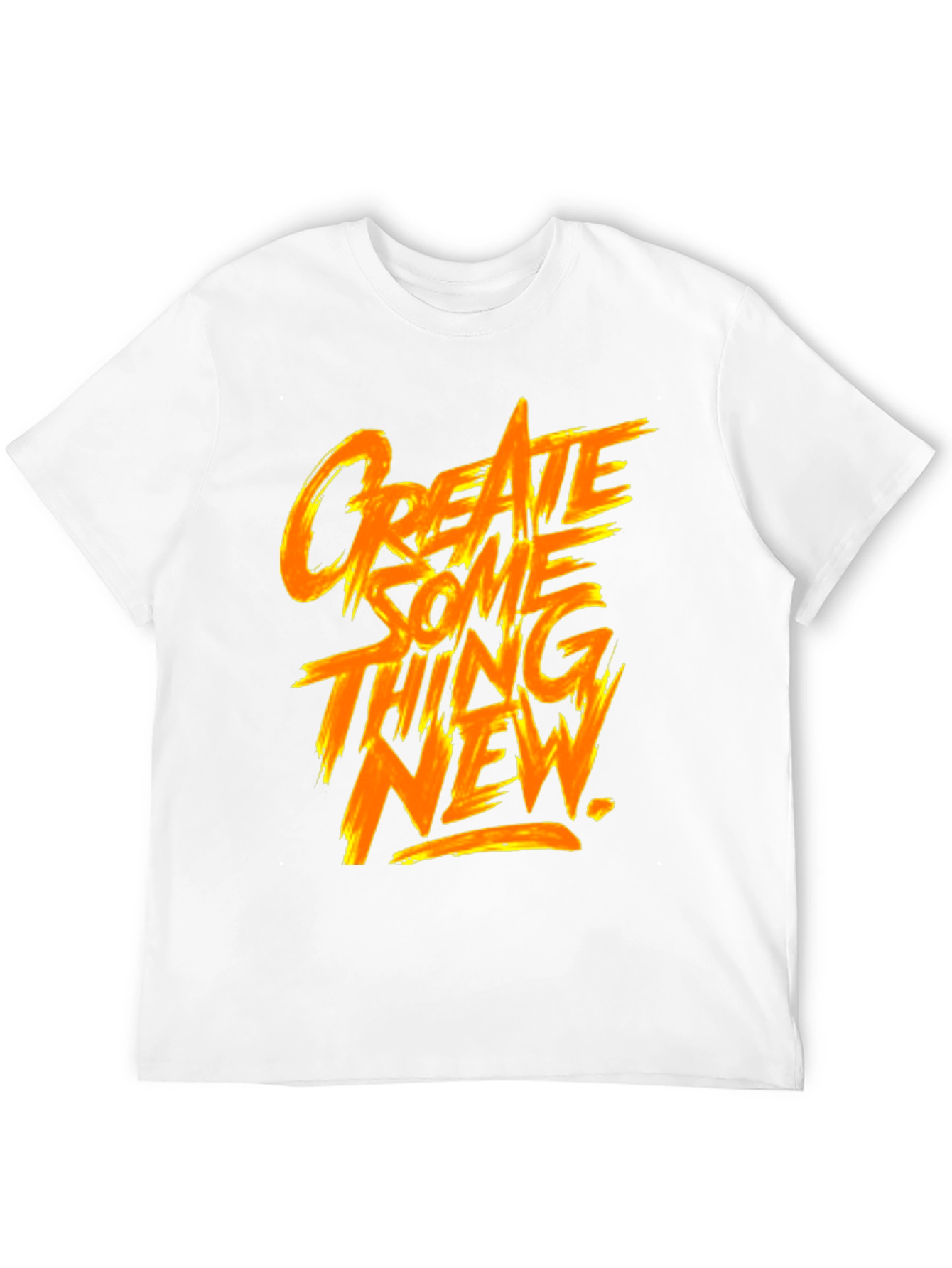 Create Something New Graphic Tee - Black