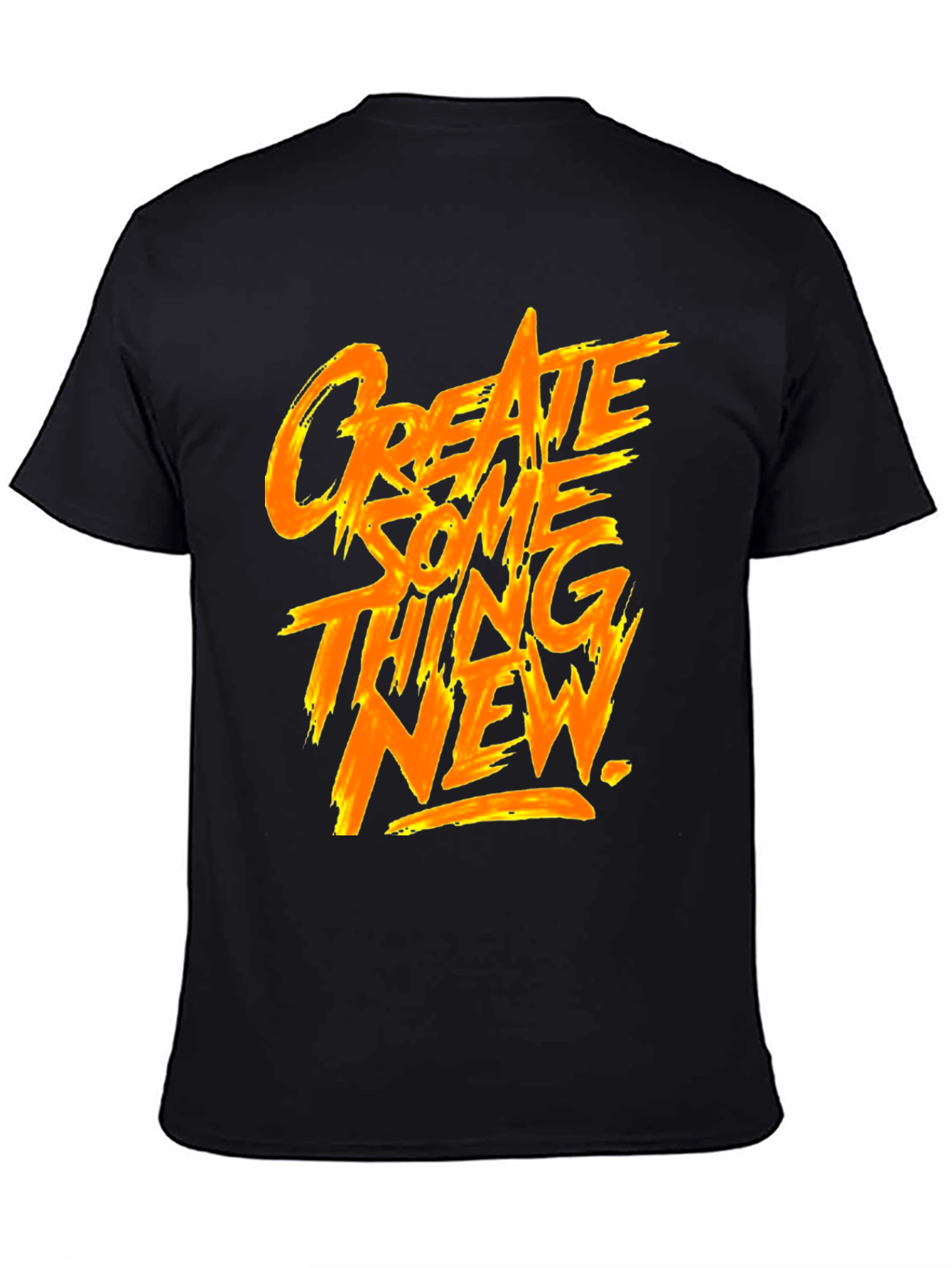 Create Something New Graphic Tee - Black