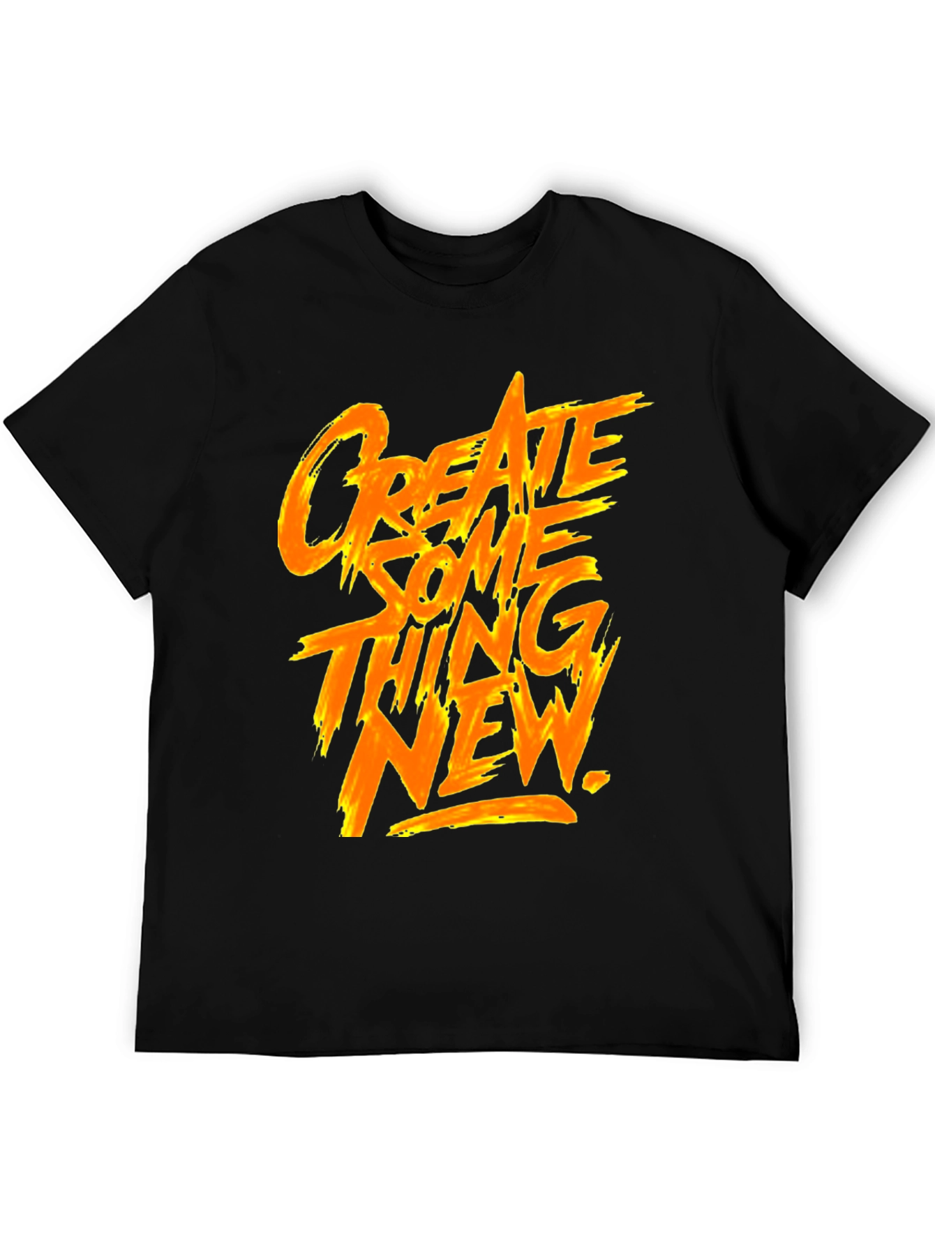 Create Something New Graphic Tee - Black