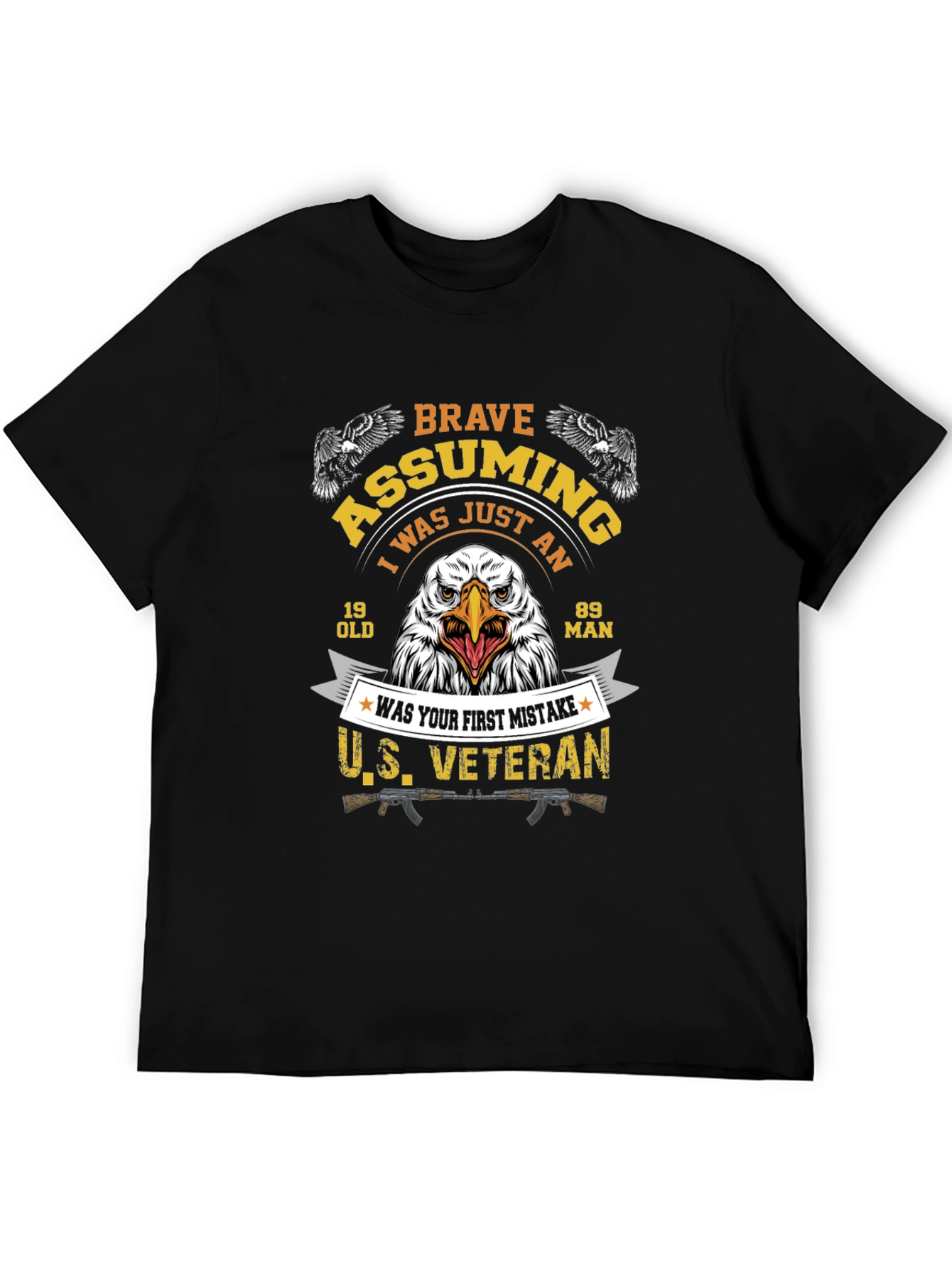 Brave Assuming Veteran Graphic T-Shirt