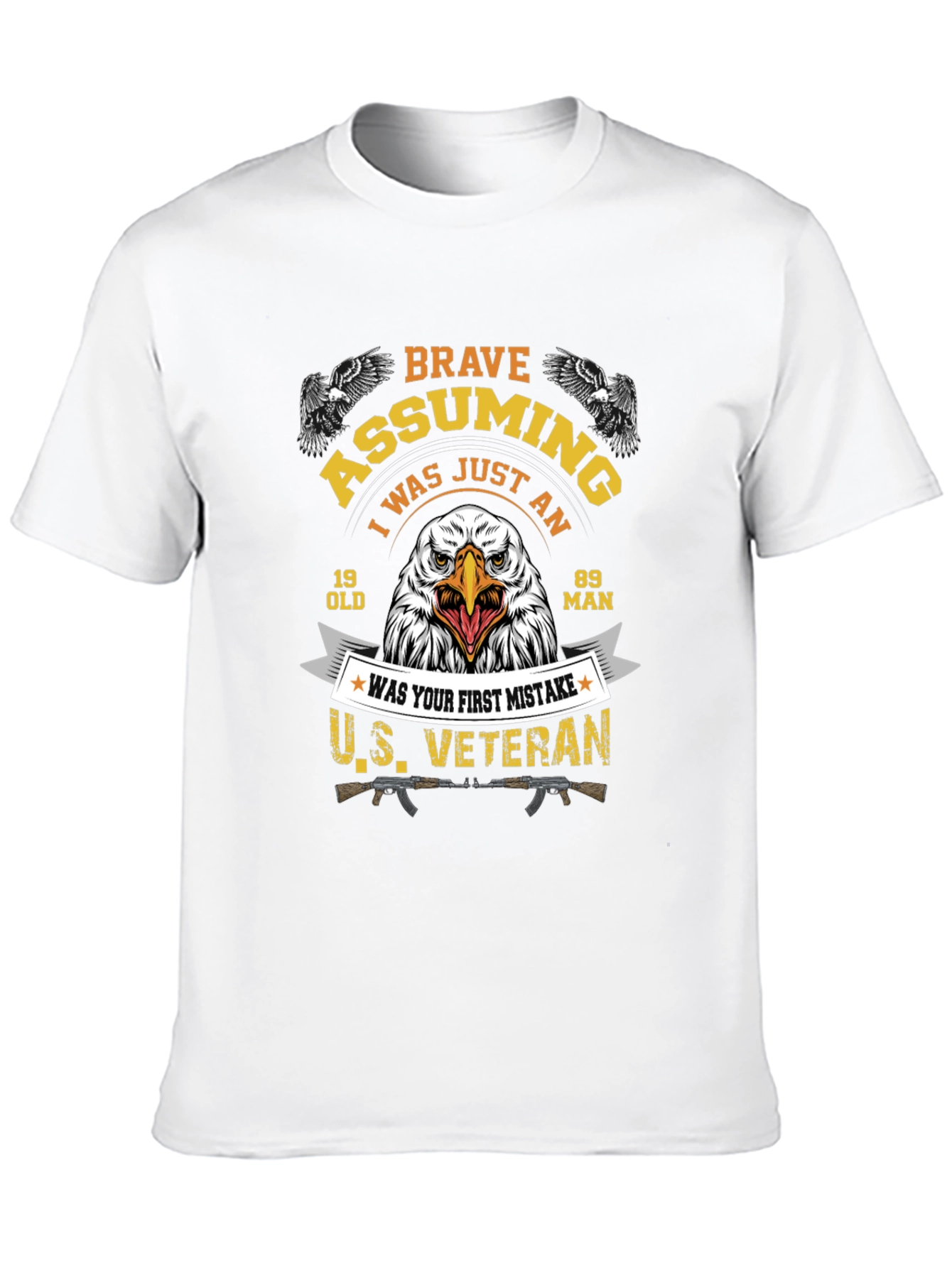 Brave Assuming Veteran Graphic T-Shirt