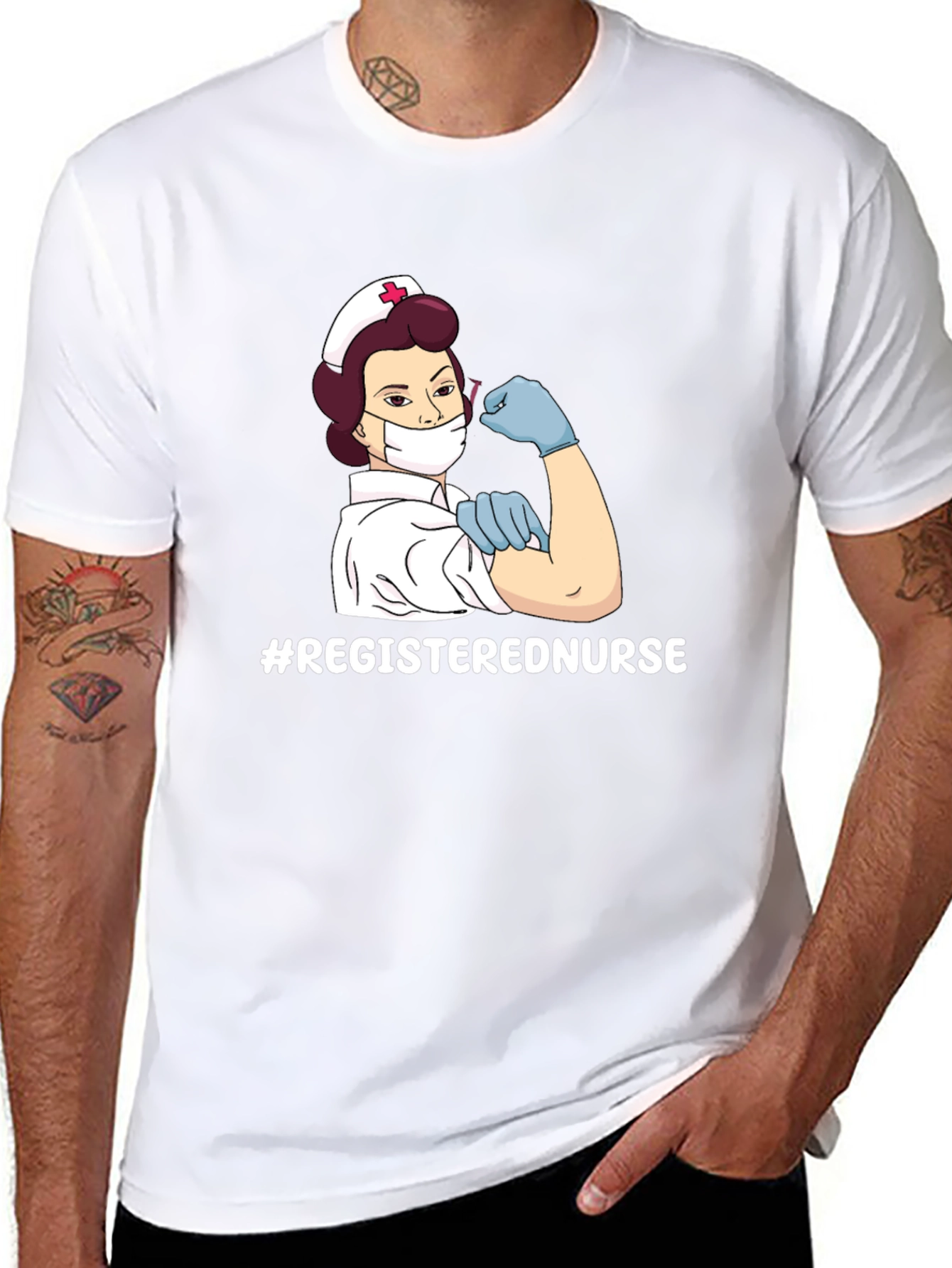Registered Nurse Graphic T-Shirt - Strong Women Empower!