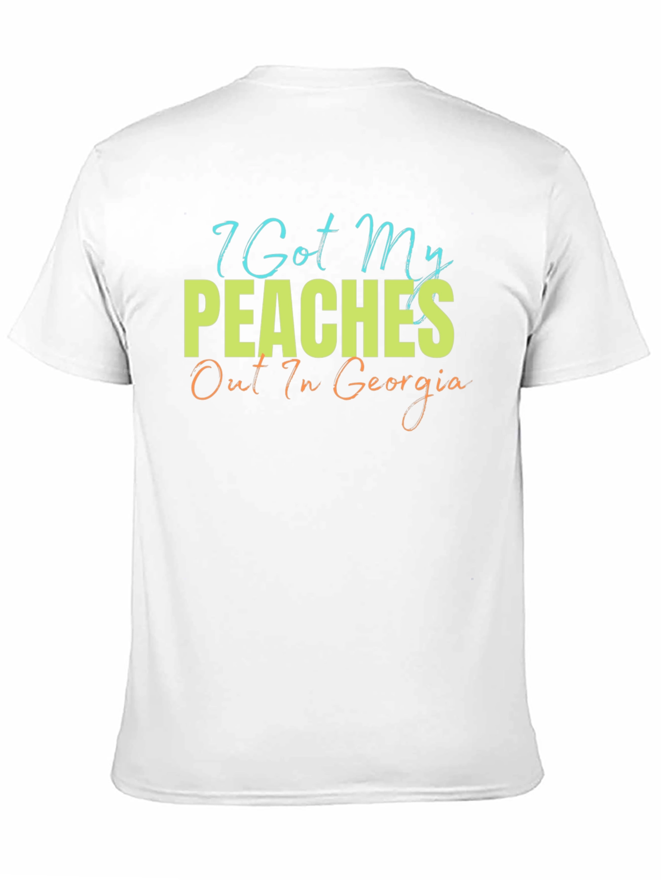 Peaches Out In Georgia Graphic T-Shirt