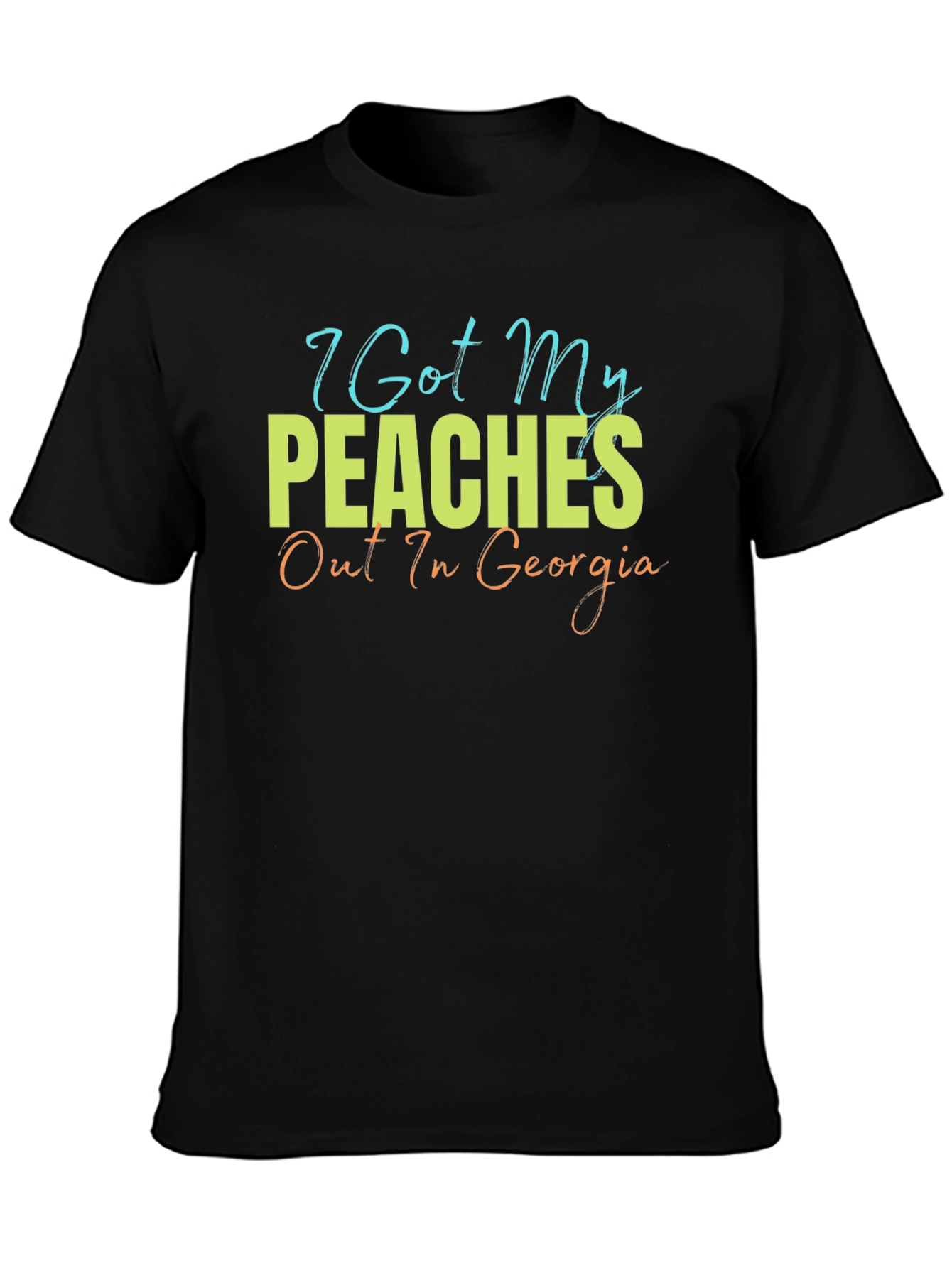Peaches Out In Georgia Graphic T-Shirt