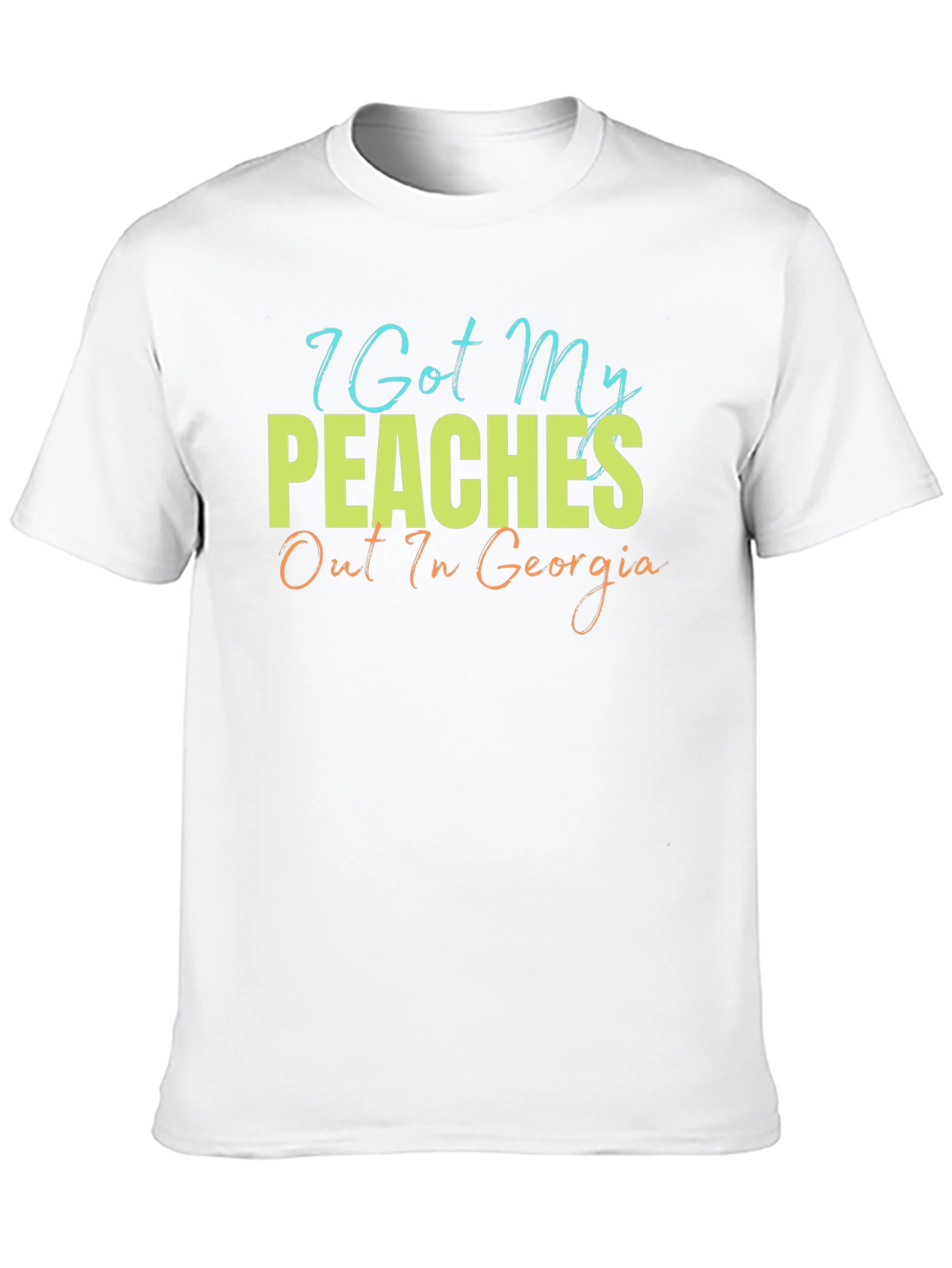 Peaches Out In Georgia Graphic T-Shirt