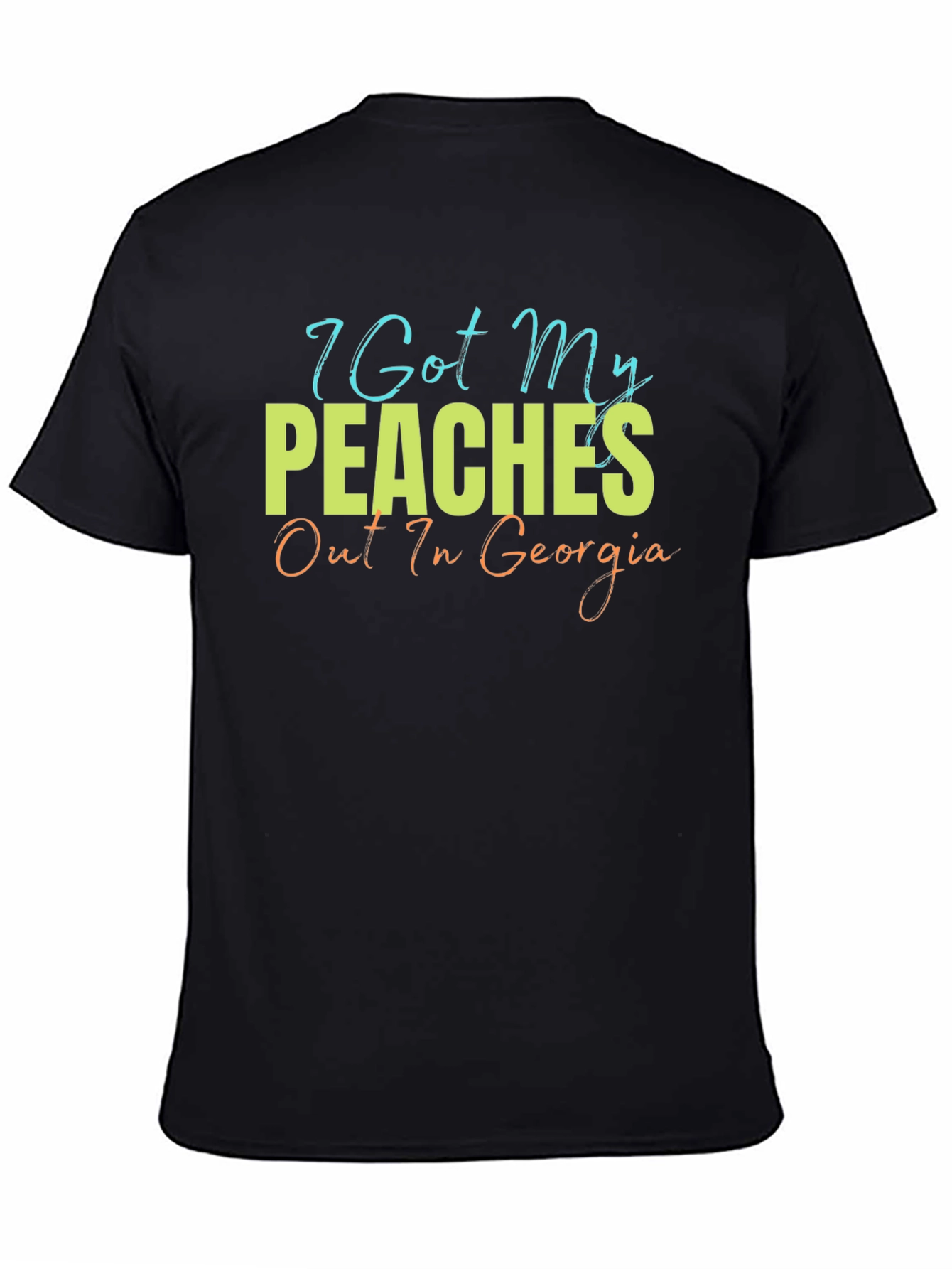 Peaches Out In Georgia Graphic T-Shirt