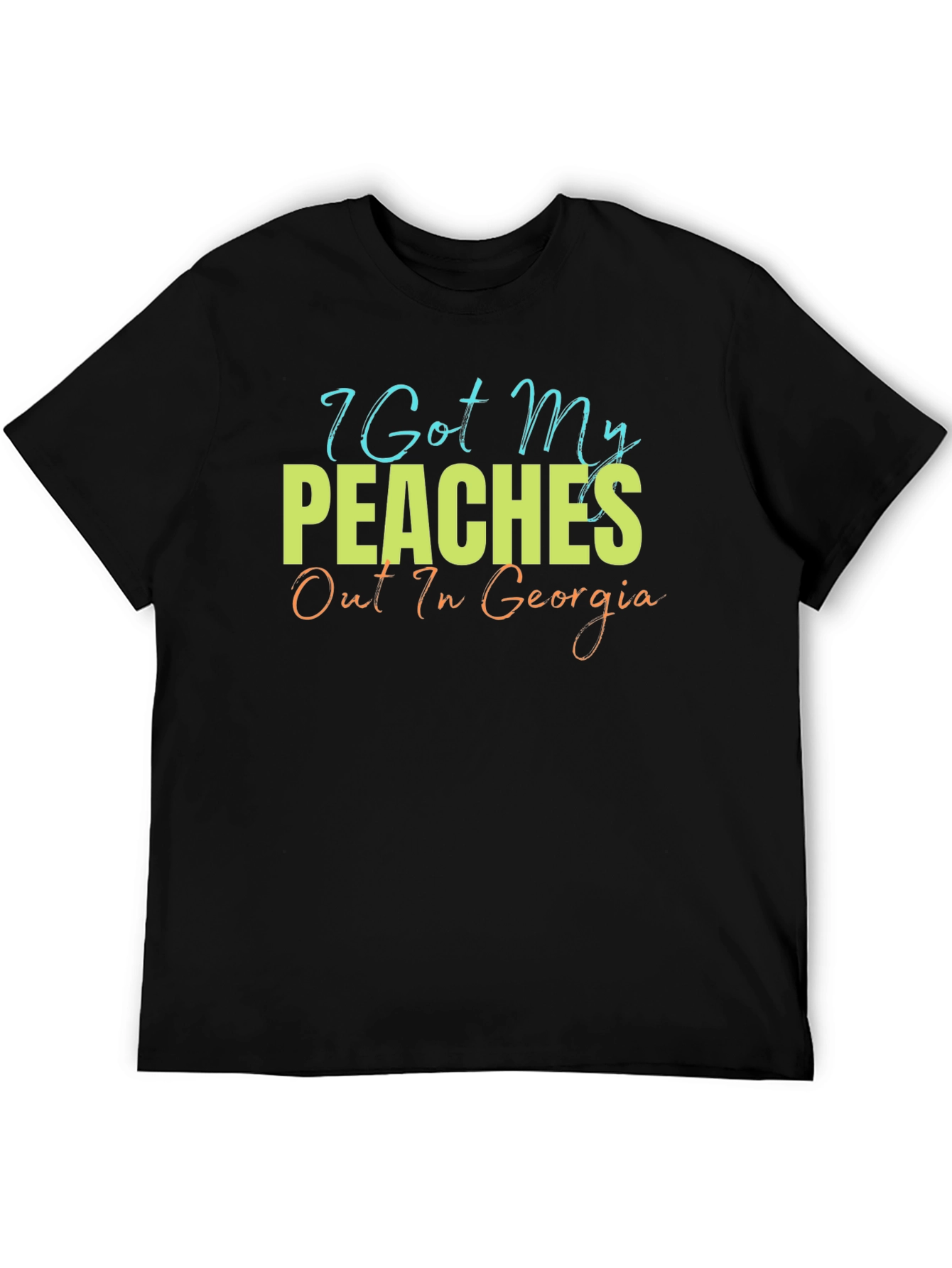 Peaches Out In Georgia Graphic T-Shirt