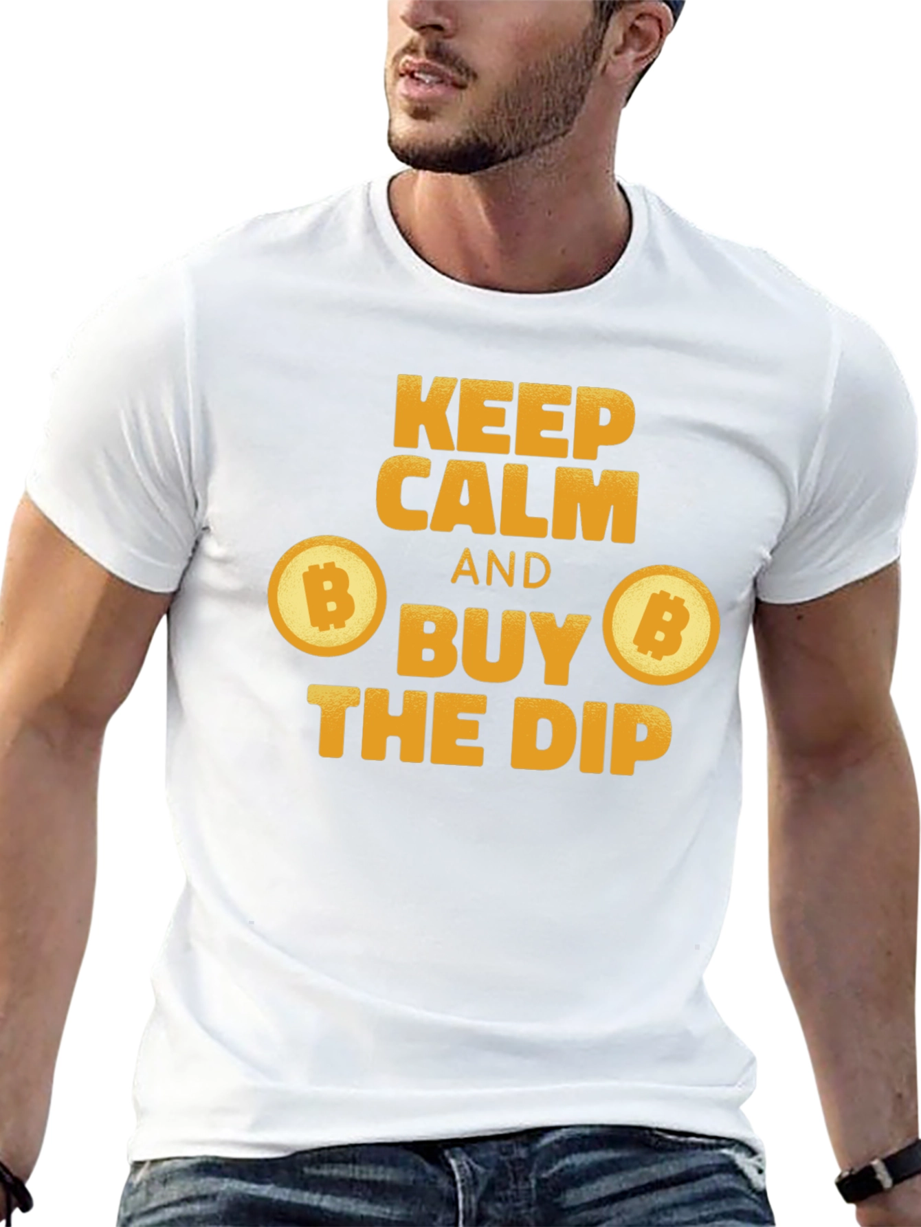 Bitcoin Buy the Dip Graphic T-Shirt