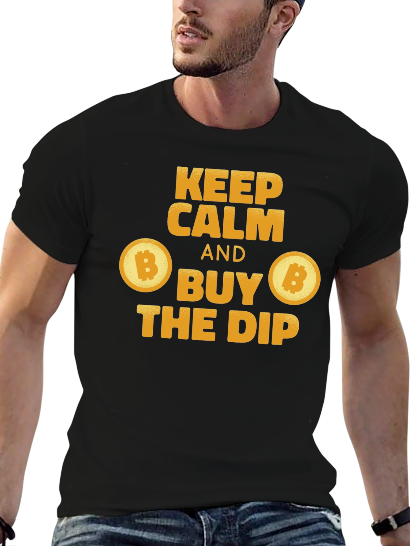 Bitcoin Buy the Dip Graphic T-Shirt