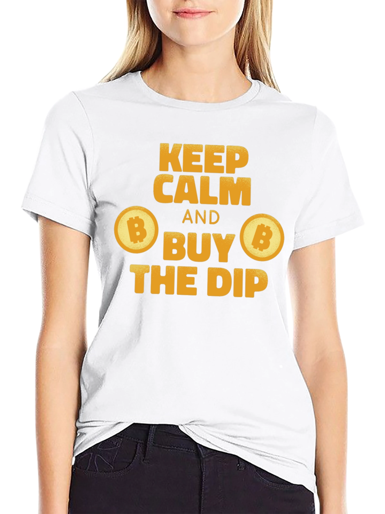 Bitcoin Buy the Dip Graphic T-Shirt