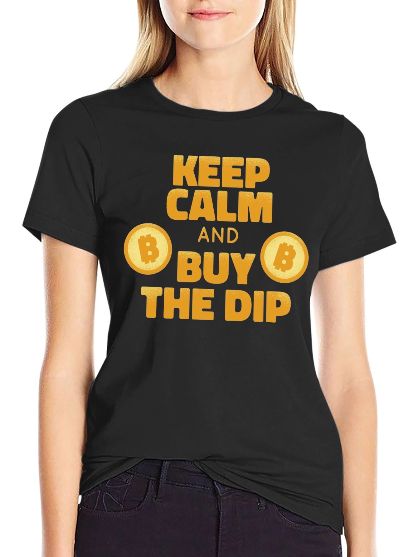 Bitcoin Buy the Dip Graphic T-Shirt