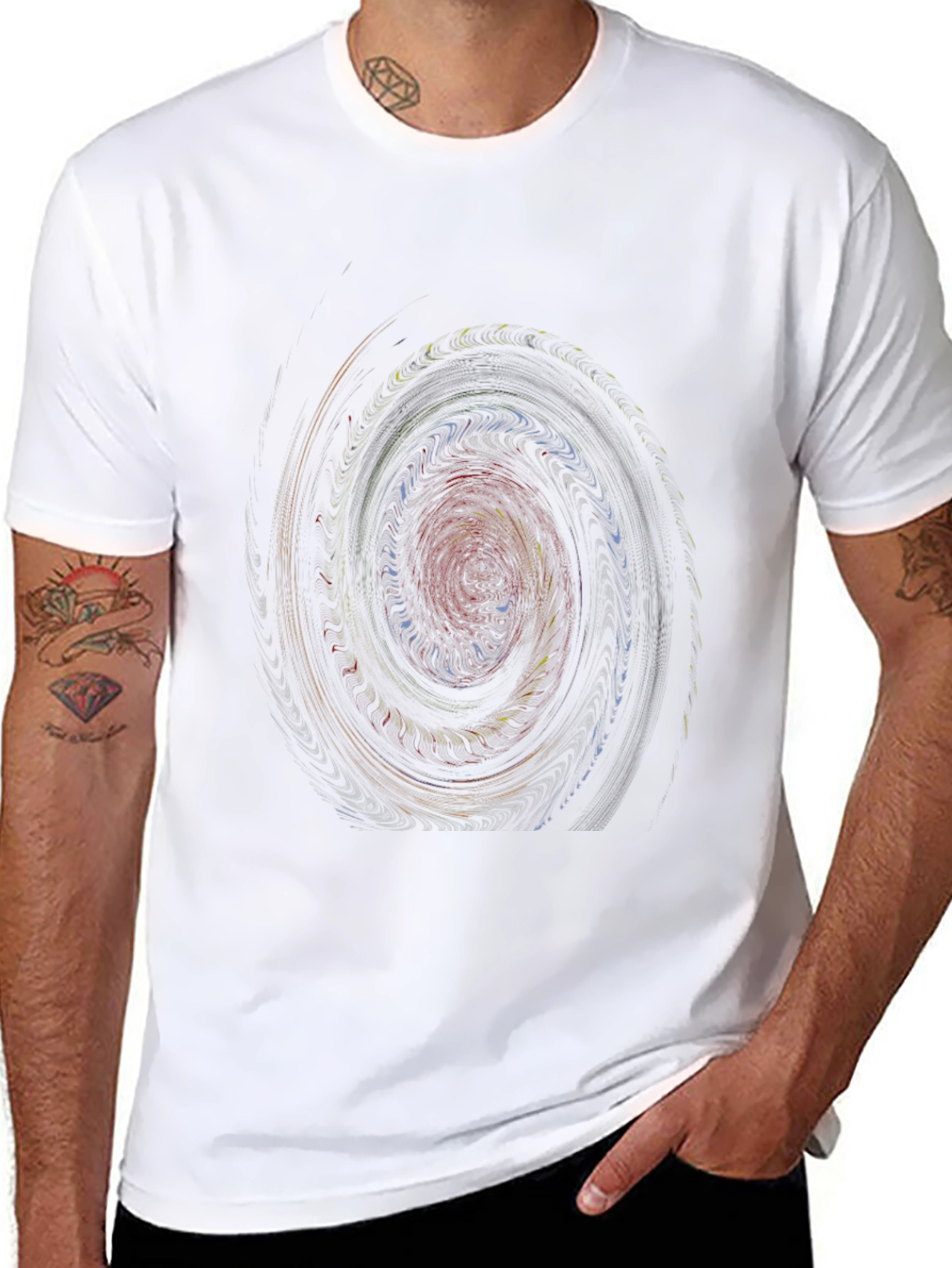 Vortex Graphic Black T-Shirt