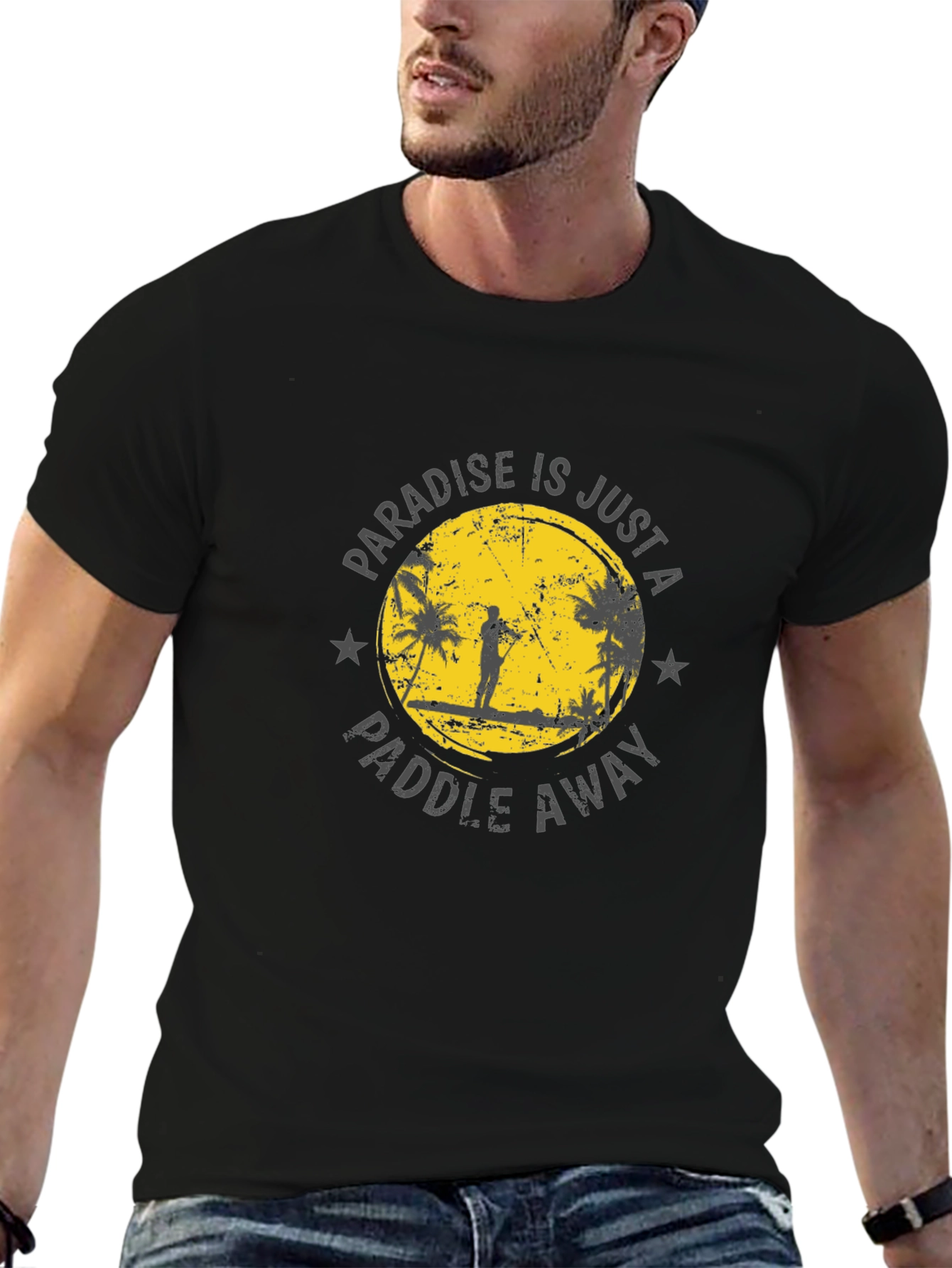 Paradise Paddle Away T-Shirt - Island Vibes