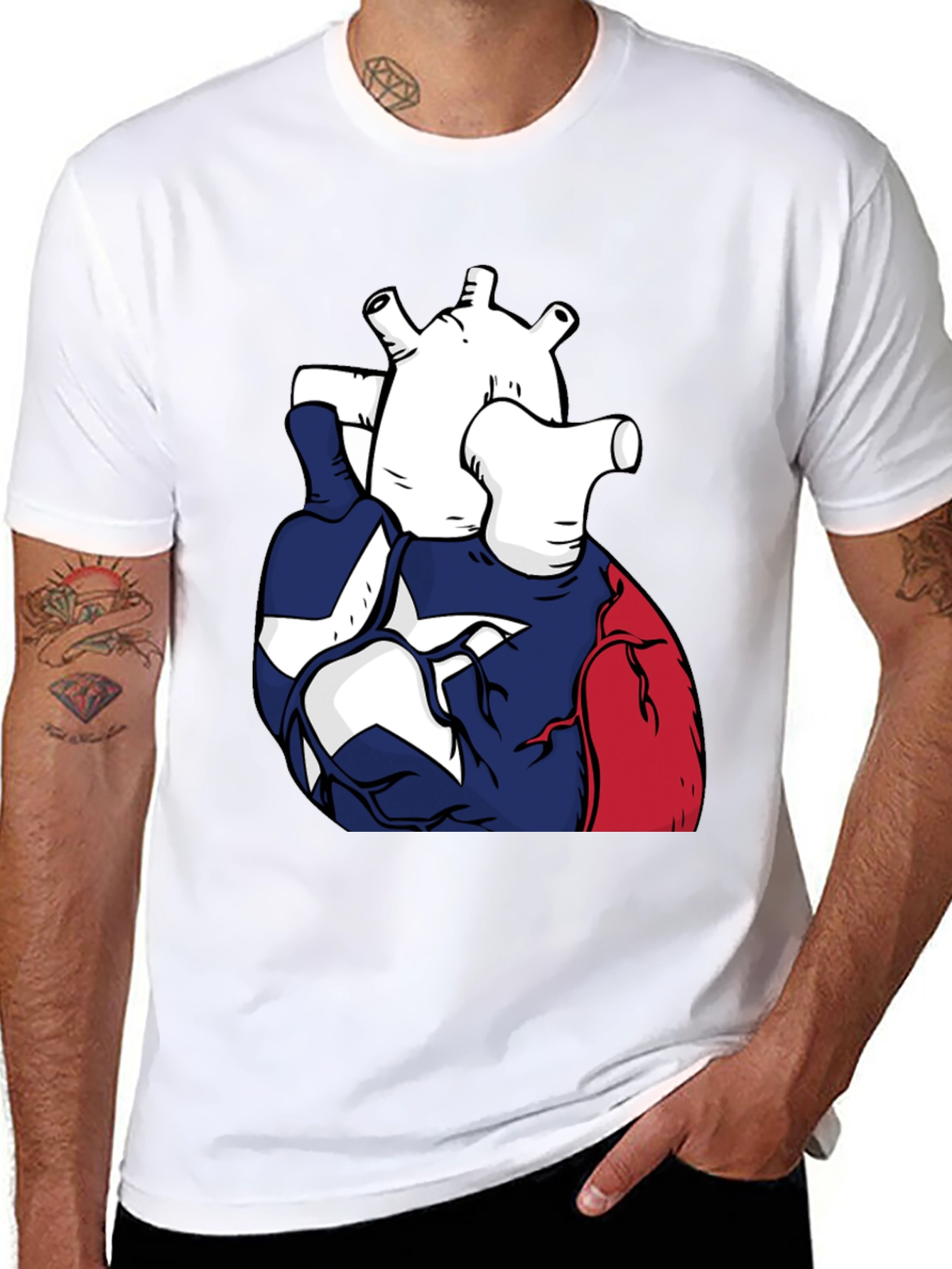 Texas Heart T-Shirt | Patriotic Graphic Tee