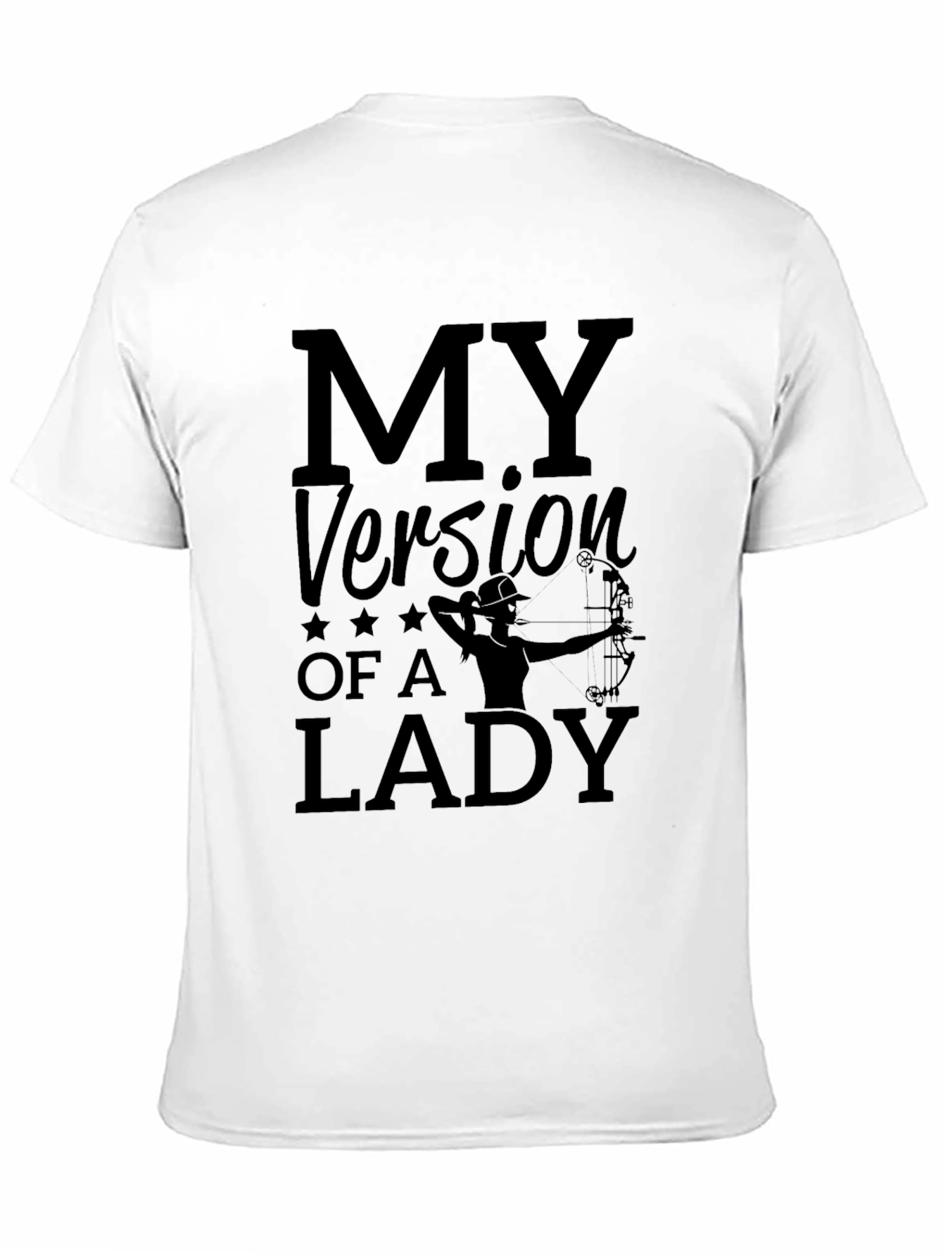 Archery Lady T-Shirt - Black