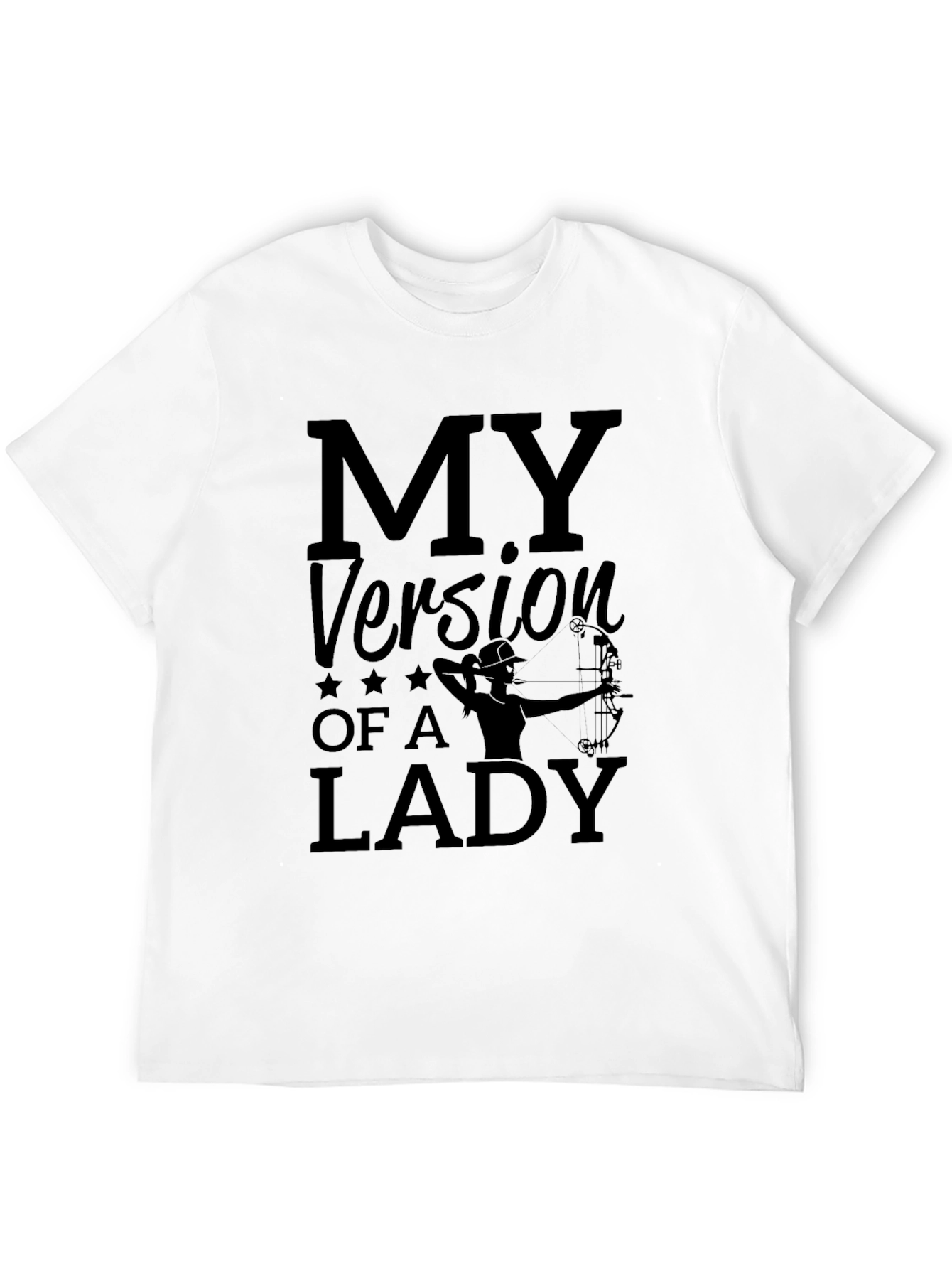 Archery Lady T-Shirt - Black