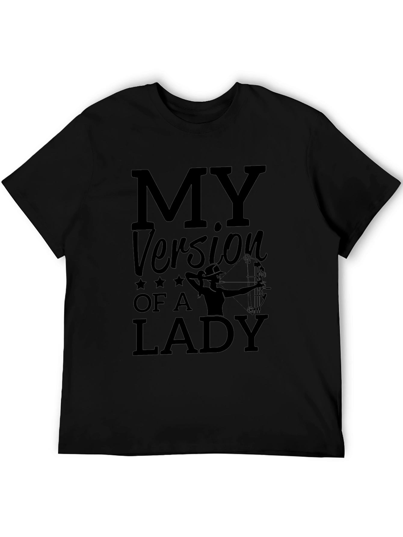 Archery Lady T-Shirt - Black