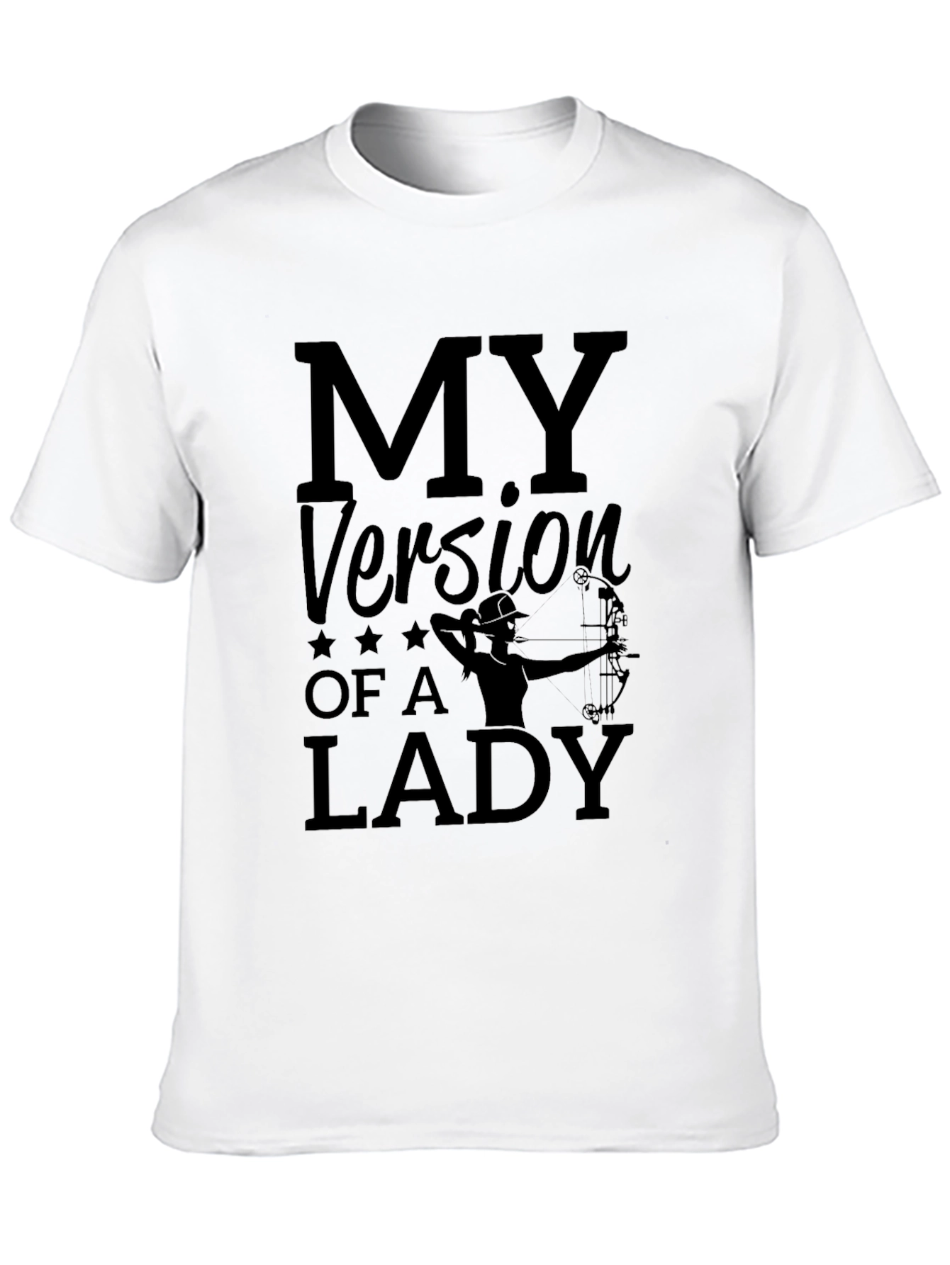 Archery Lady T-Shirt - Black