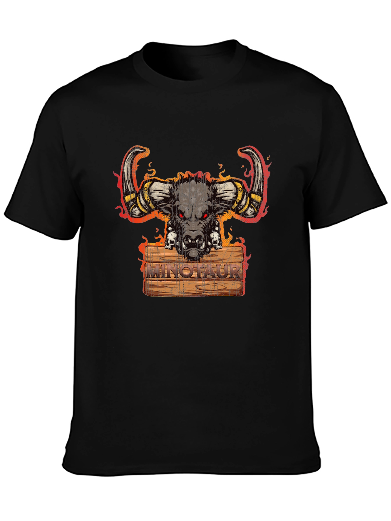 Minotaur Graphic Tee - Fierce Mythical Creature Design