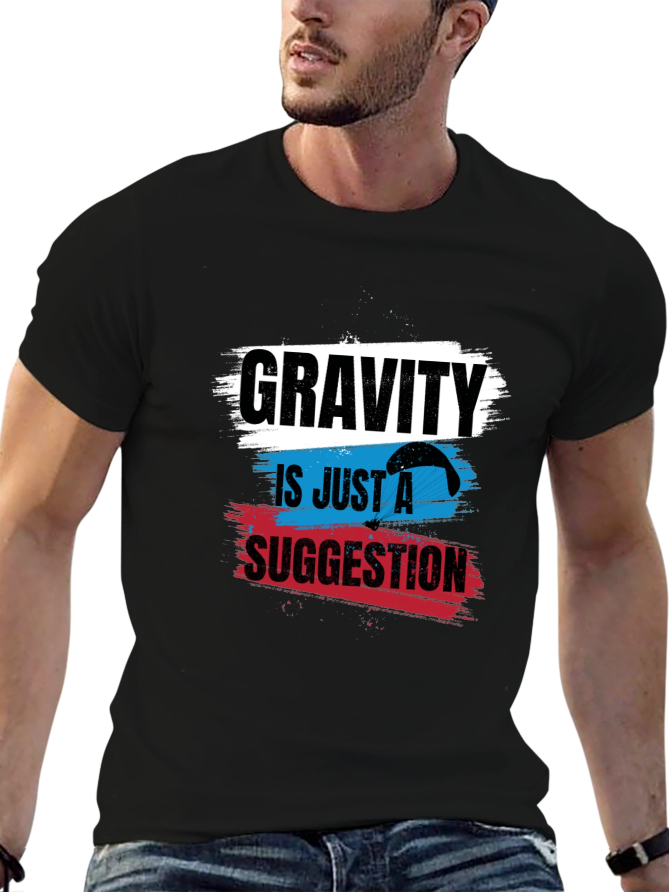 Gravity Suggestion T-Shirt - Funny Skydiving Tee