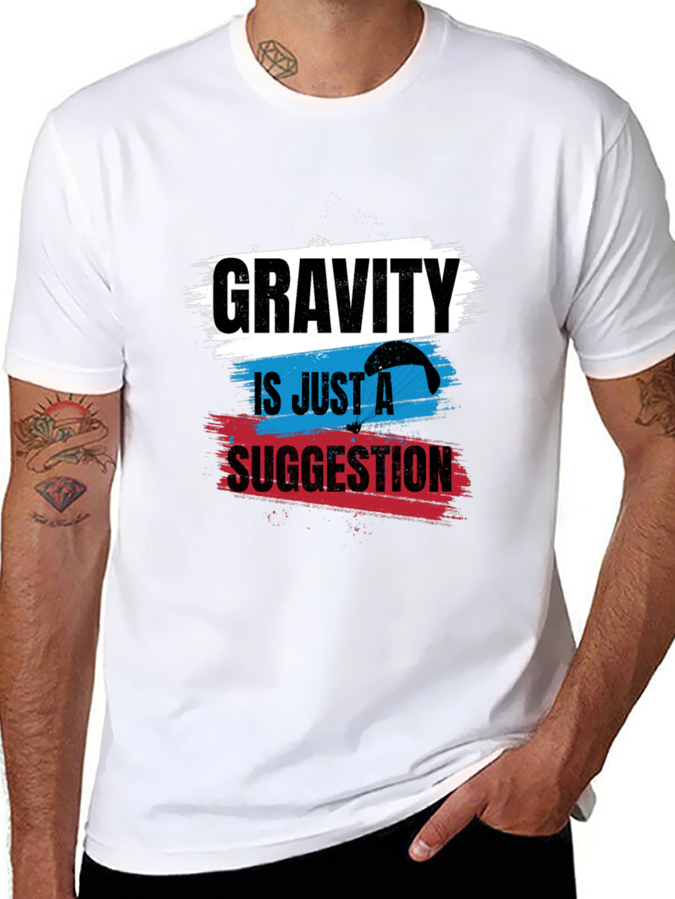 Gravity Suggestion T-Shirt - Funny Skydiving Tee