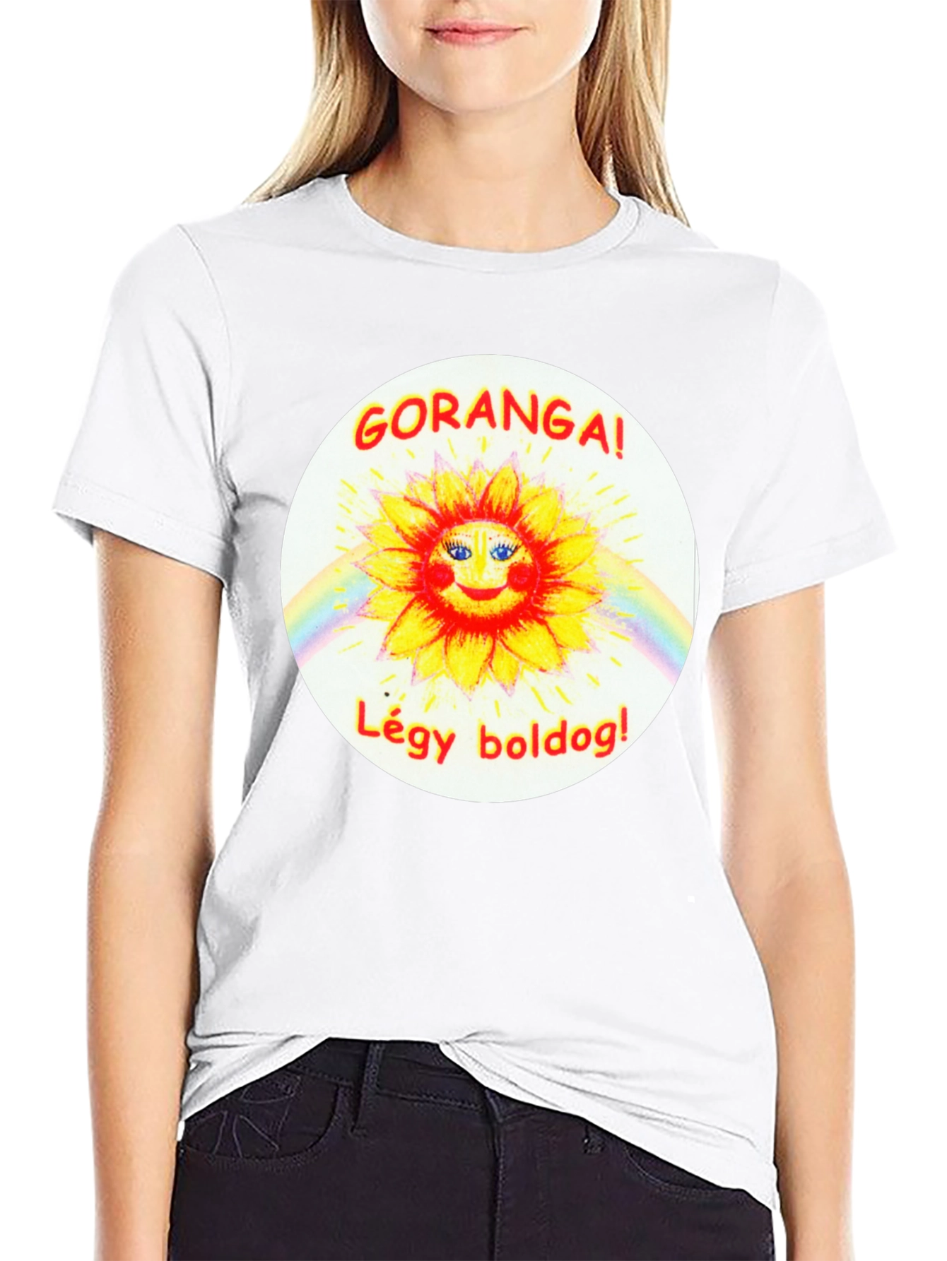 GORANGA! LÉGY BOLDOG! Black T-Shirt