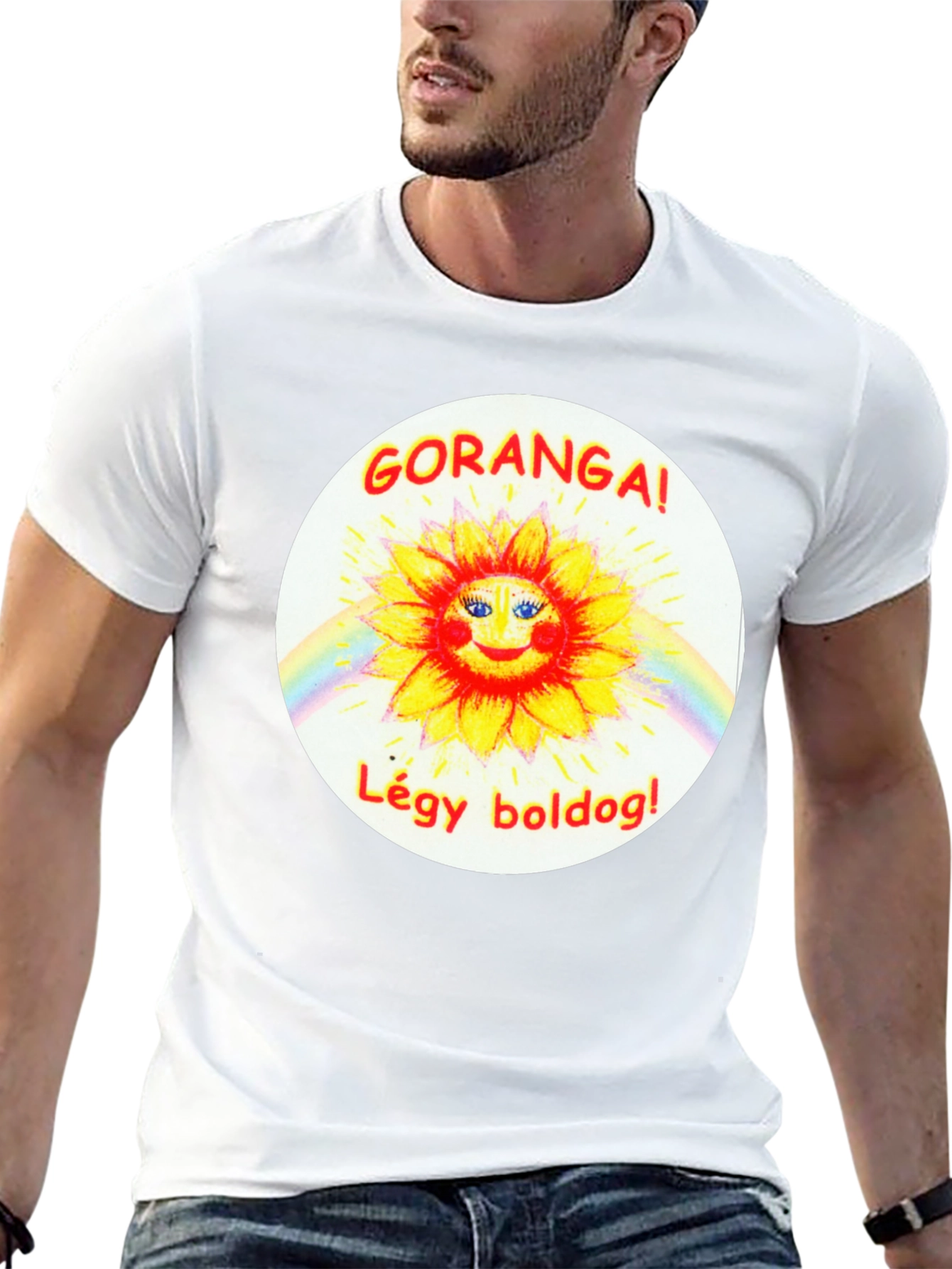 GORANGA! LÉGY BOLDOG! Black T-Shirt