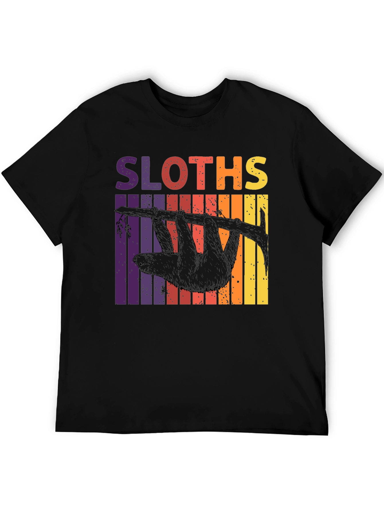 Retro Sloth T-Shirt - Hanging Around in Style!