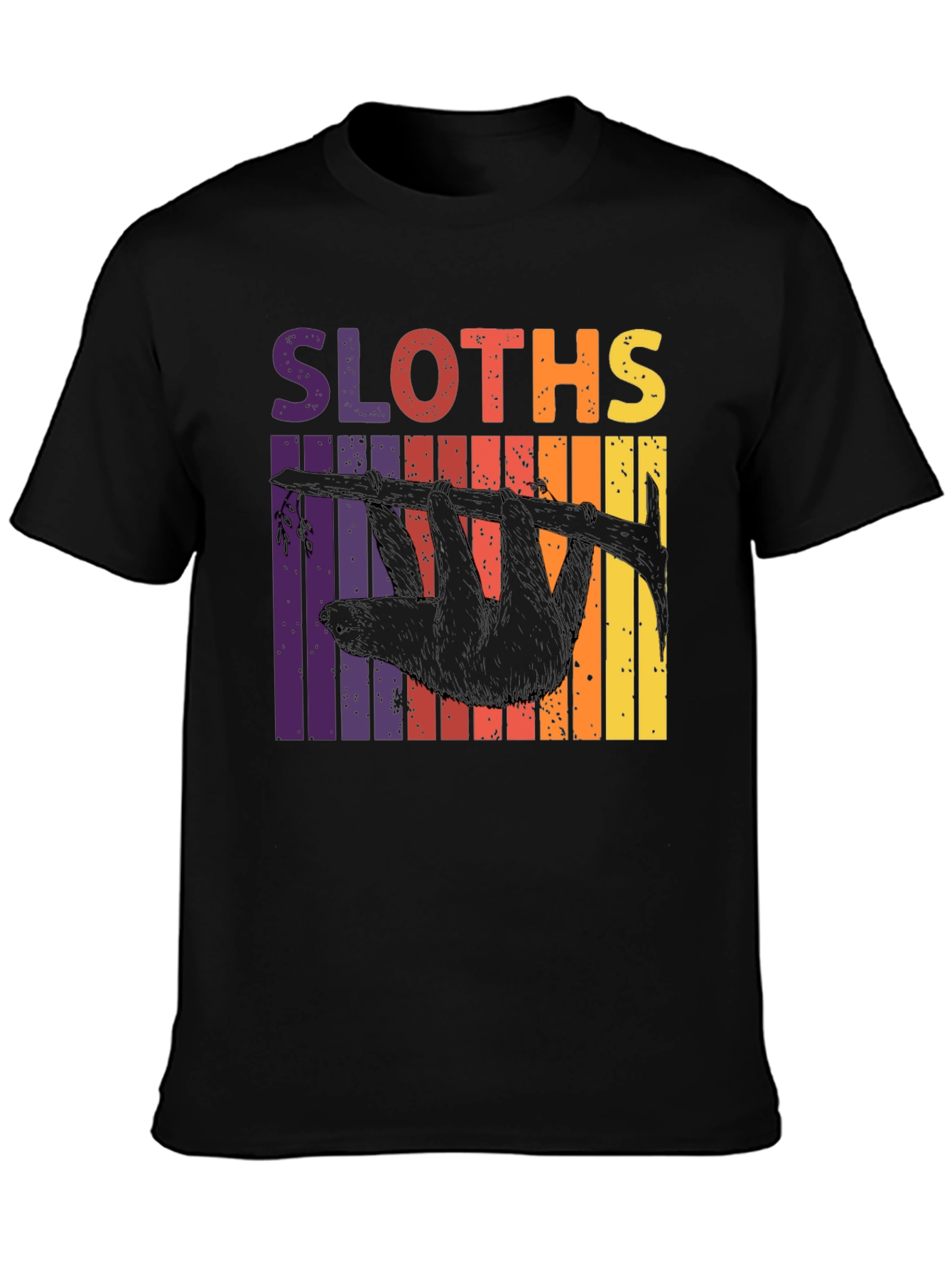 Retro Sloth T-Shirt - Hanging Around in Style!