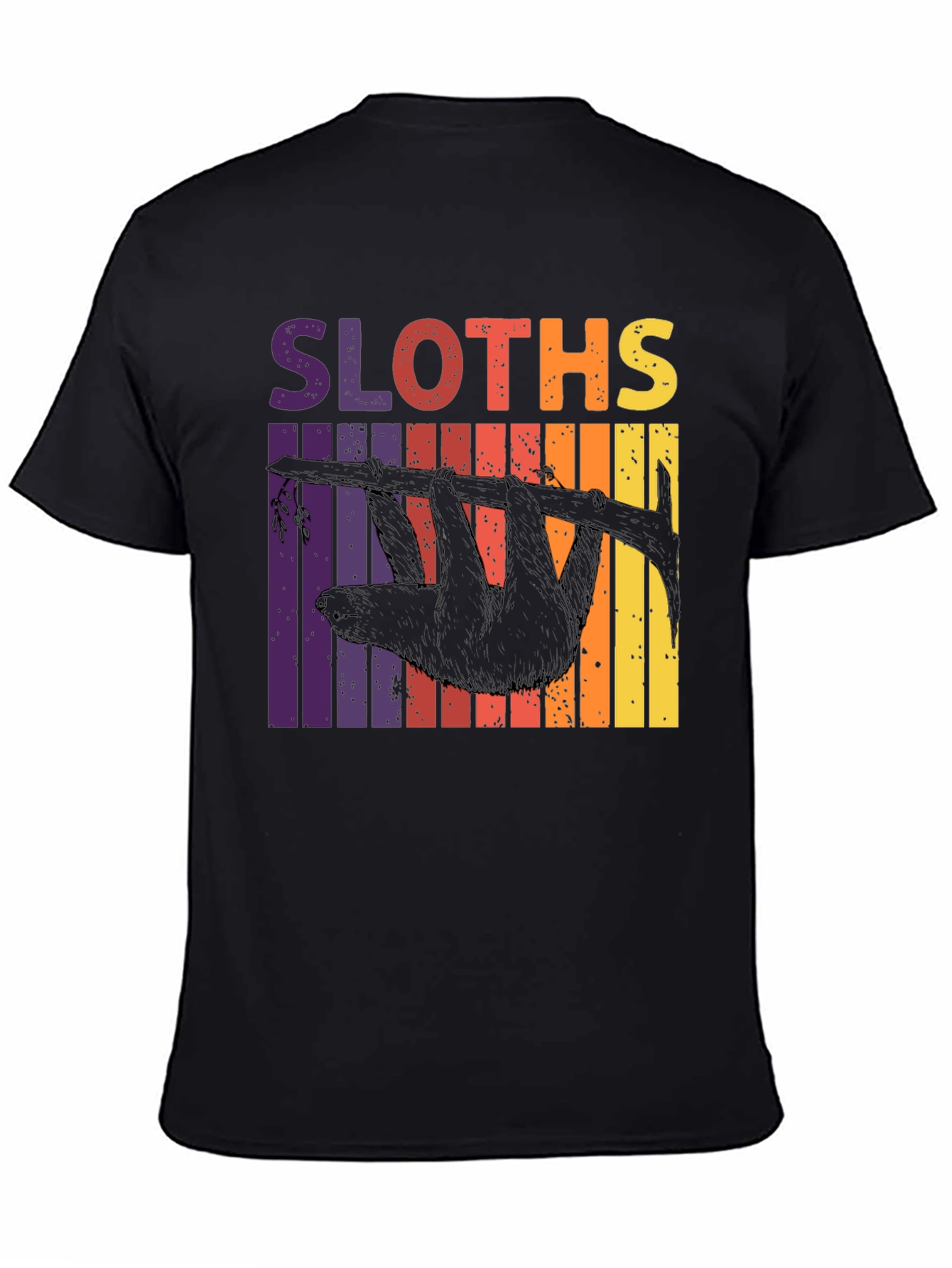Retro Sloth T-Shirt - Hanging Around in Style!