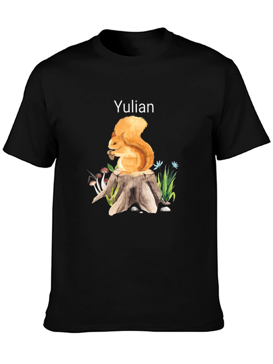 Watercolor Squirrel Tee - Yulian