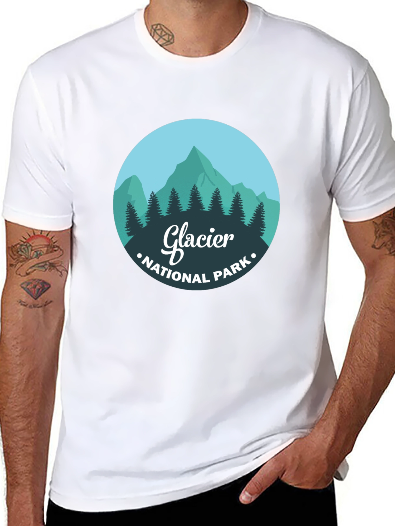 Glacier National Park Graphic Tee - Unisex