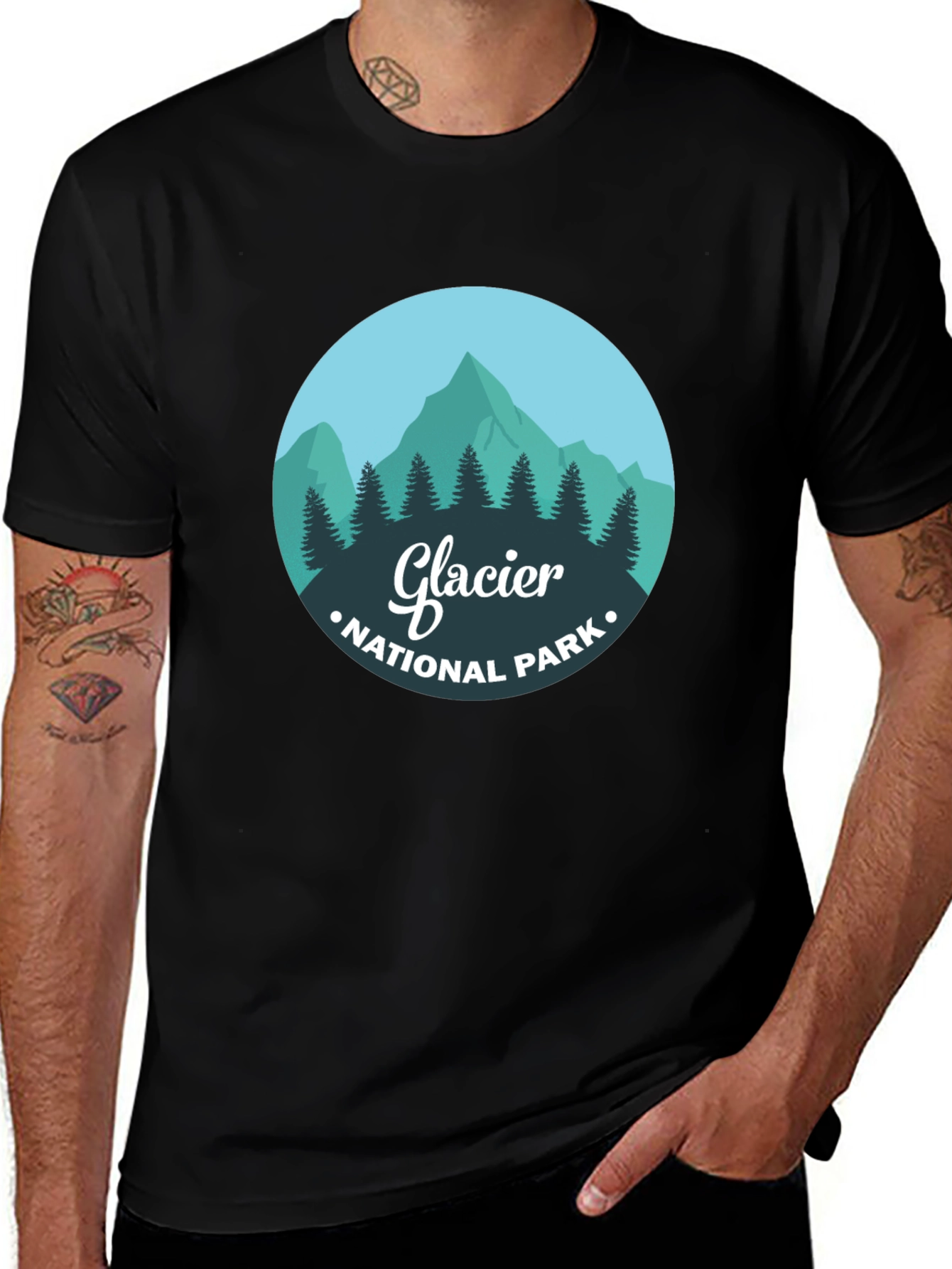 Glacier National Park Graphic Tee - Unisex