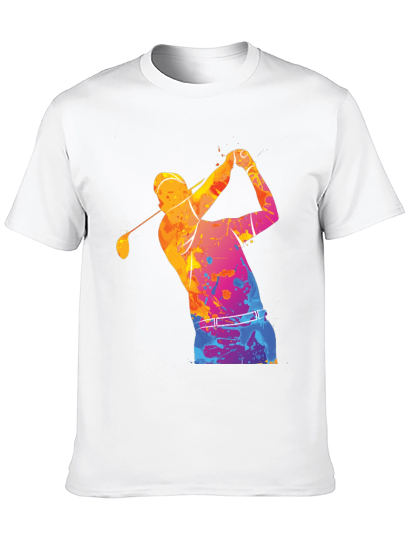 Abstract Watercolor Golf T-Shirt