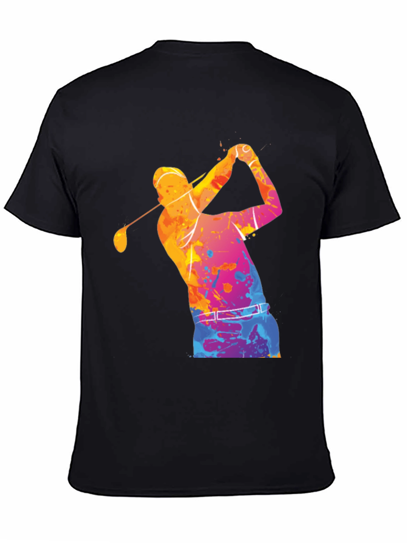 Abstract Watercolor Golf T-Shirt