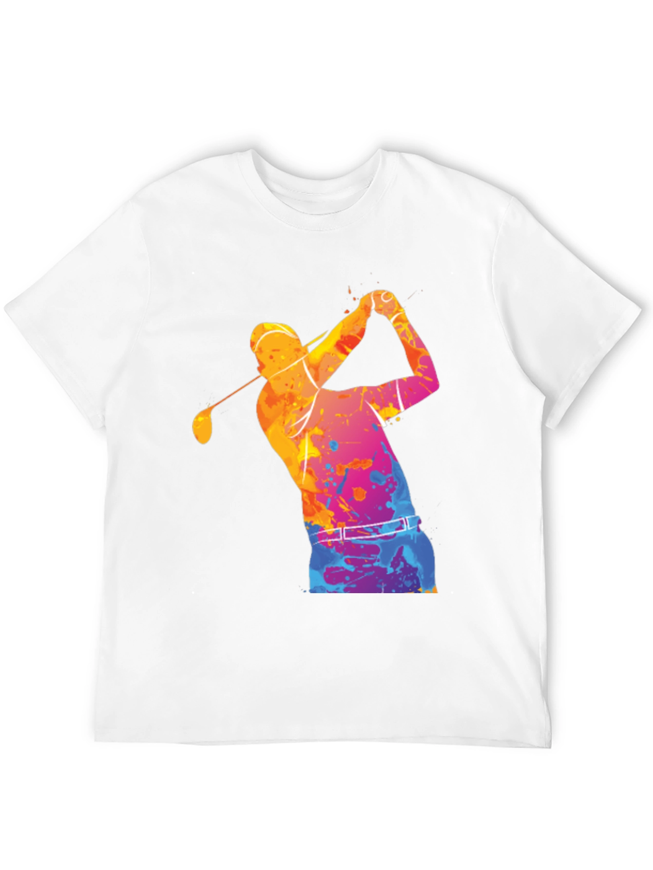 Abstract Watercolor Golf T-Shirt