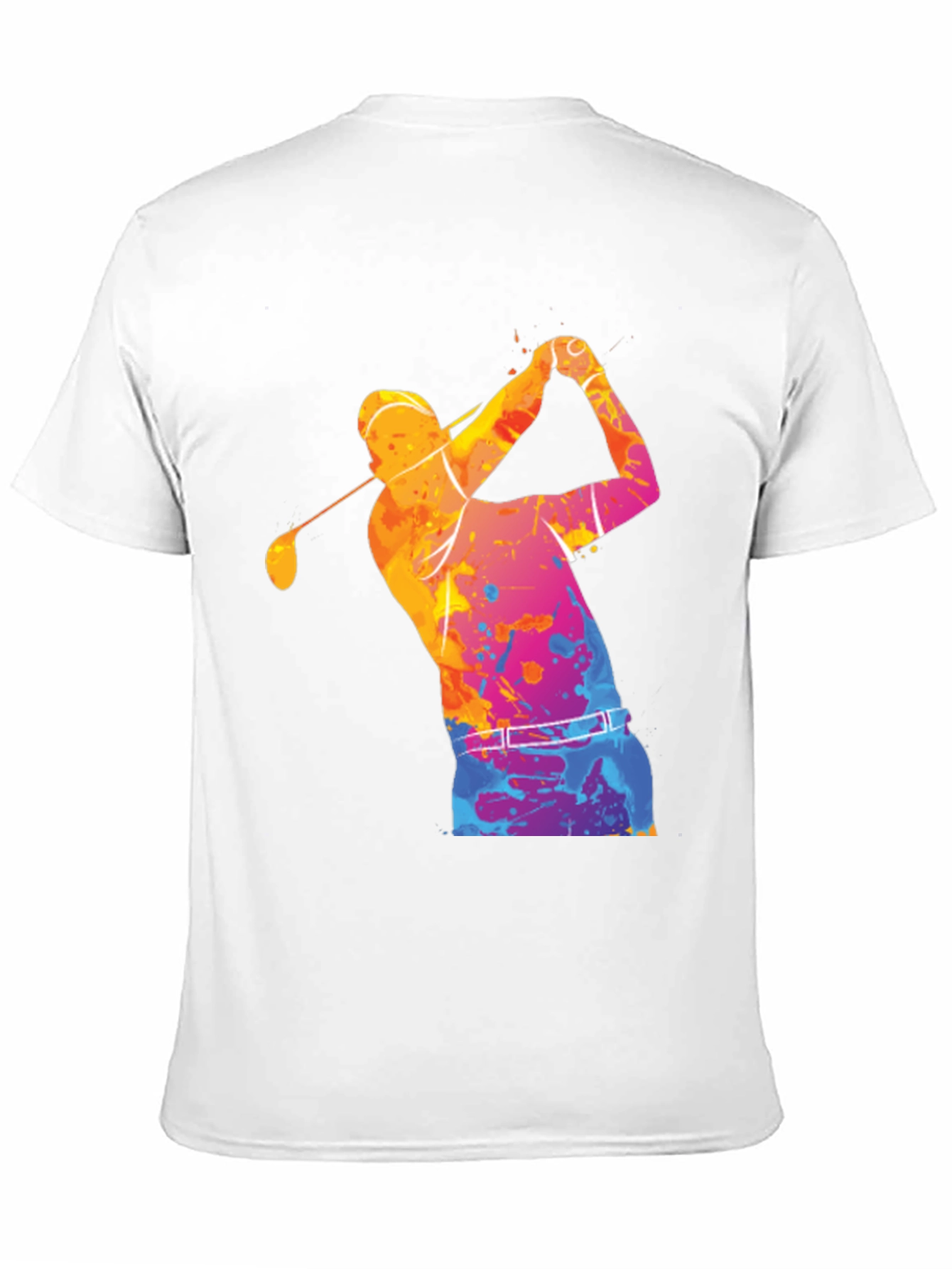 Abstract Watercolor Golf T-Shirt